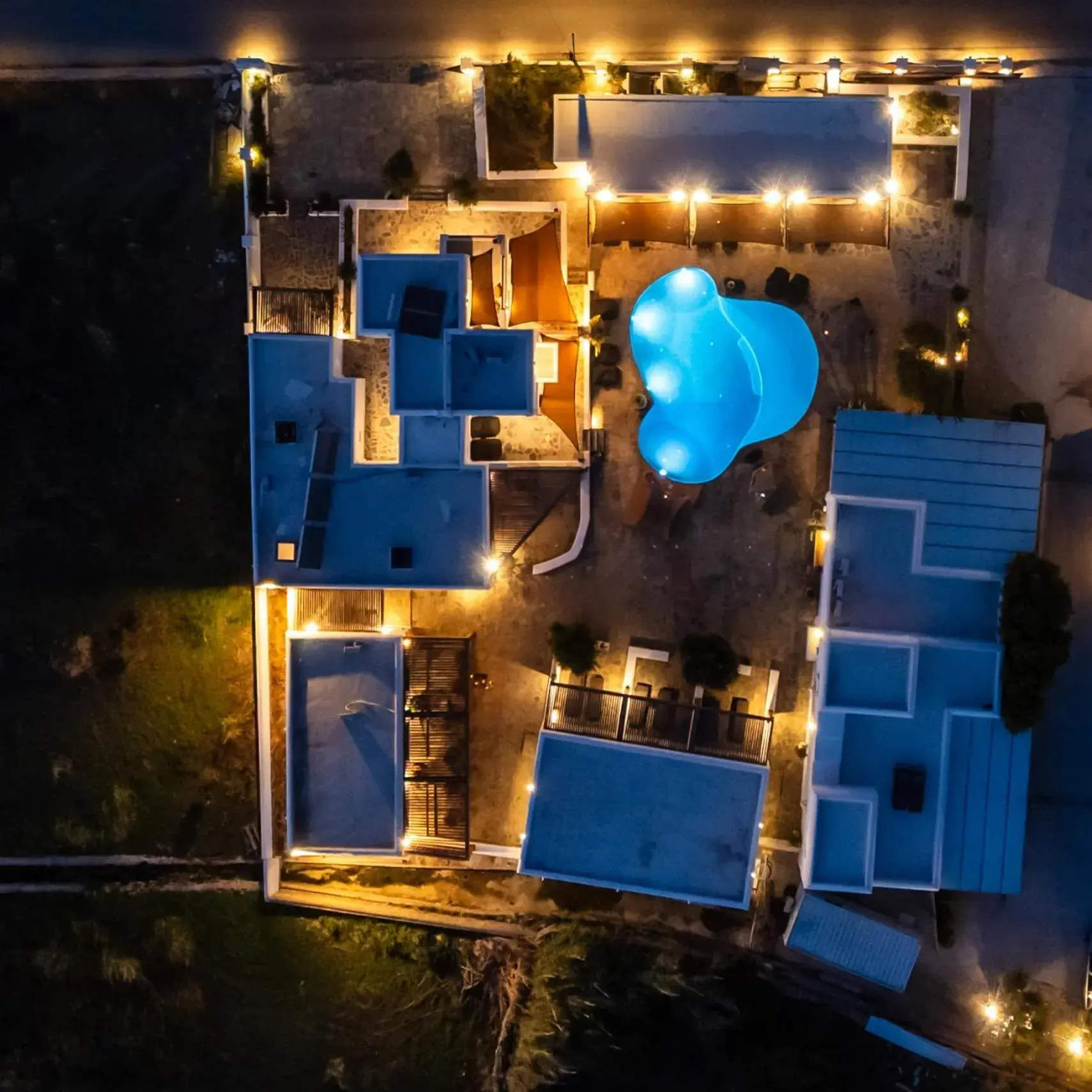 Property building in Olive Mykonos Villas Property building in Olive Mykonos Villas