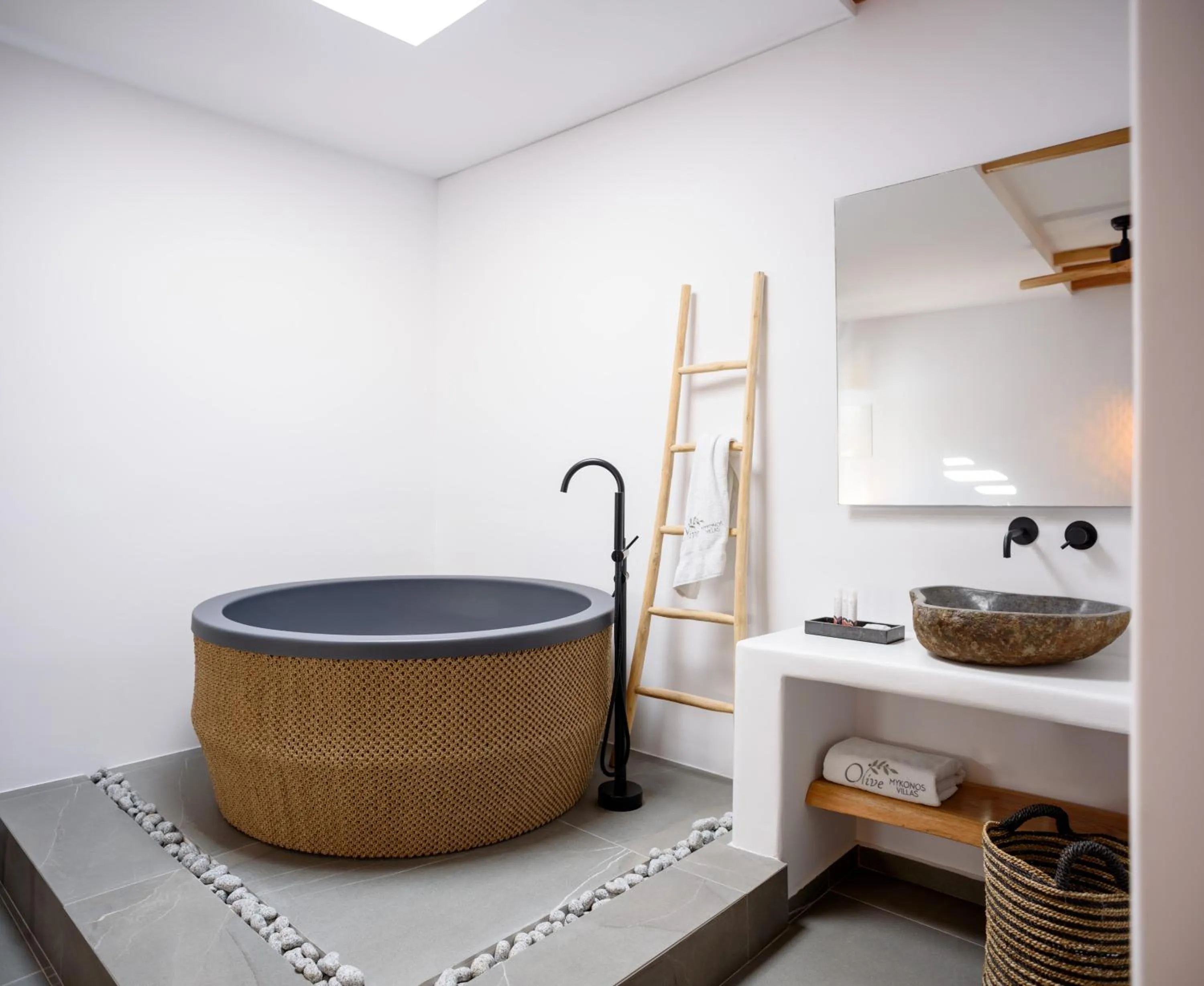 Hot Tub in Olive Mykonos Villas