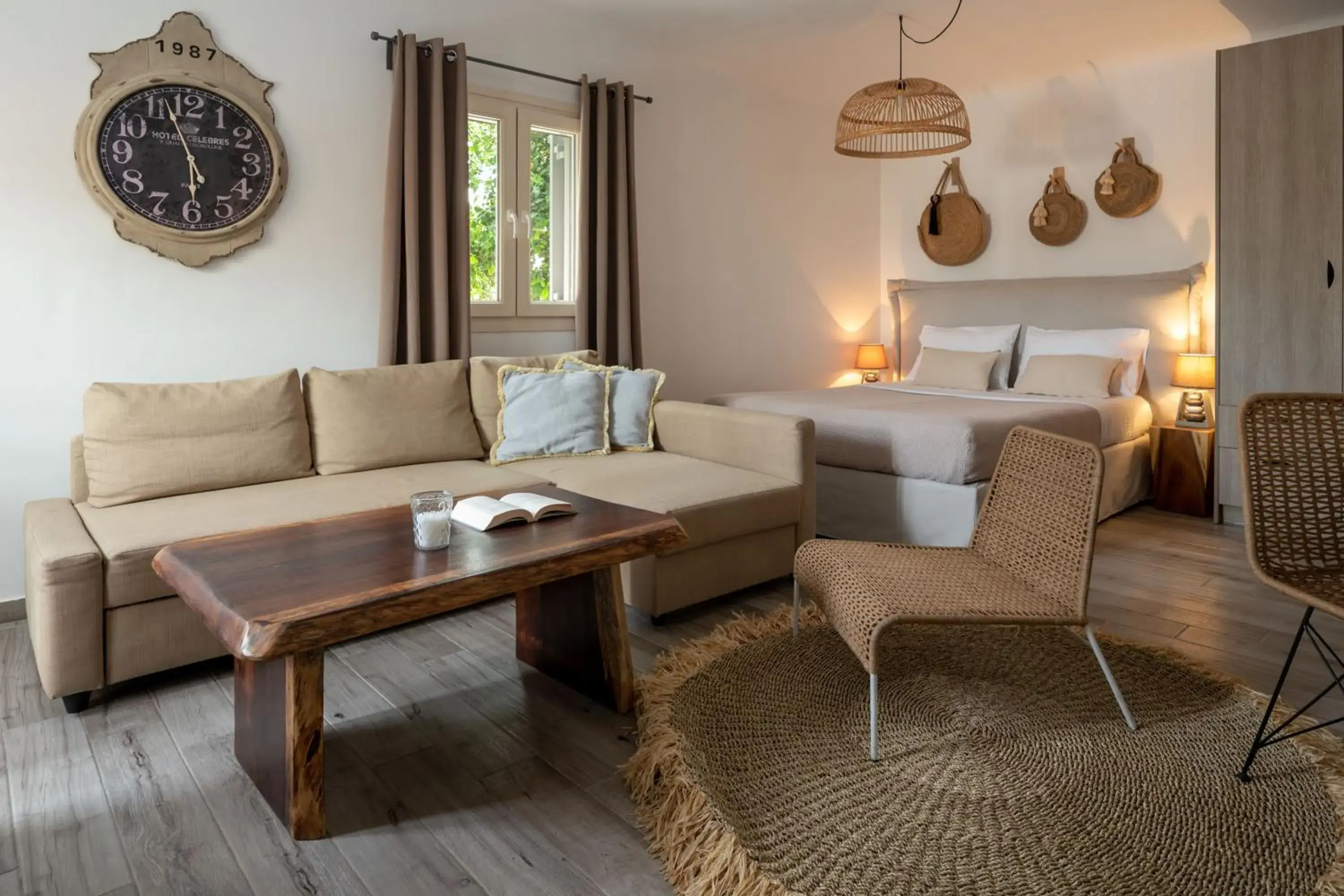 Living room in Olive Mykonos Villas Living room in Olive Mykonos Villas