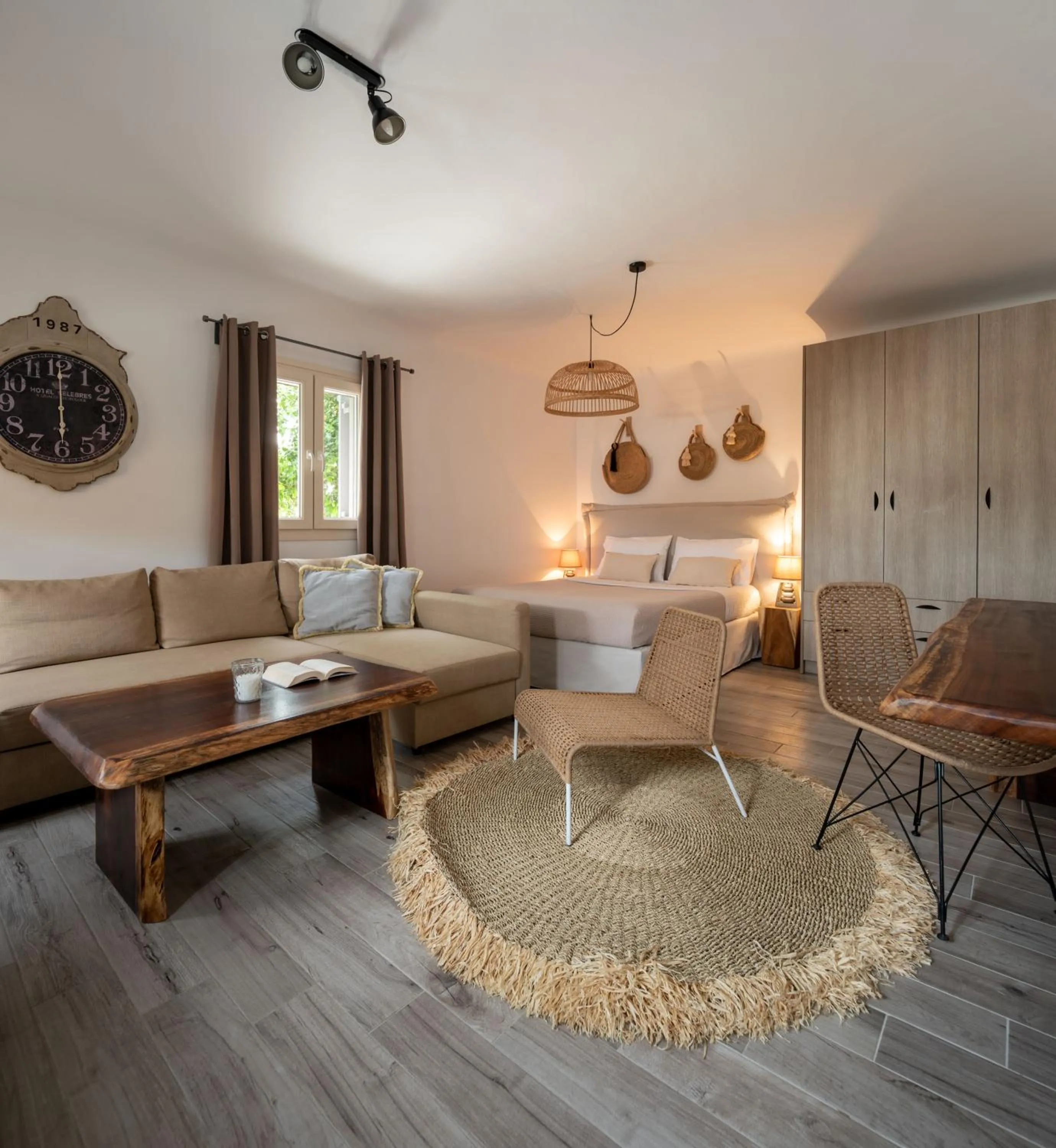 Living room in Olive Mykonos Villas