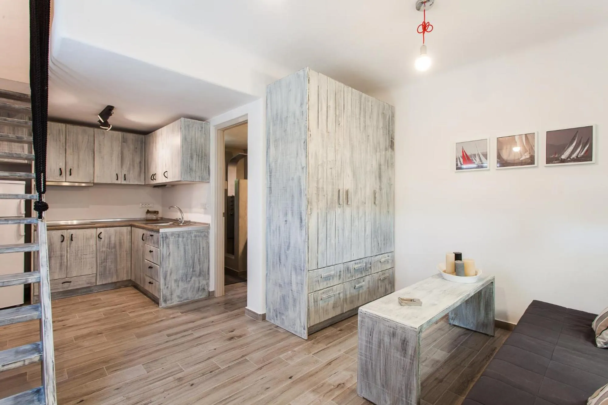 Kitchen or kitchenette in Olive Mykonos Villas