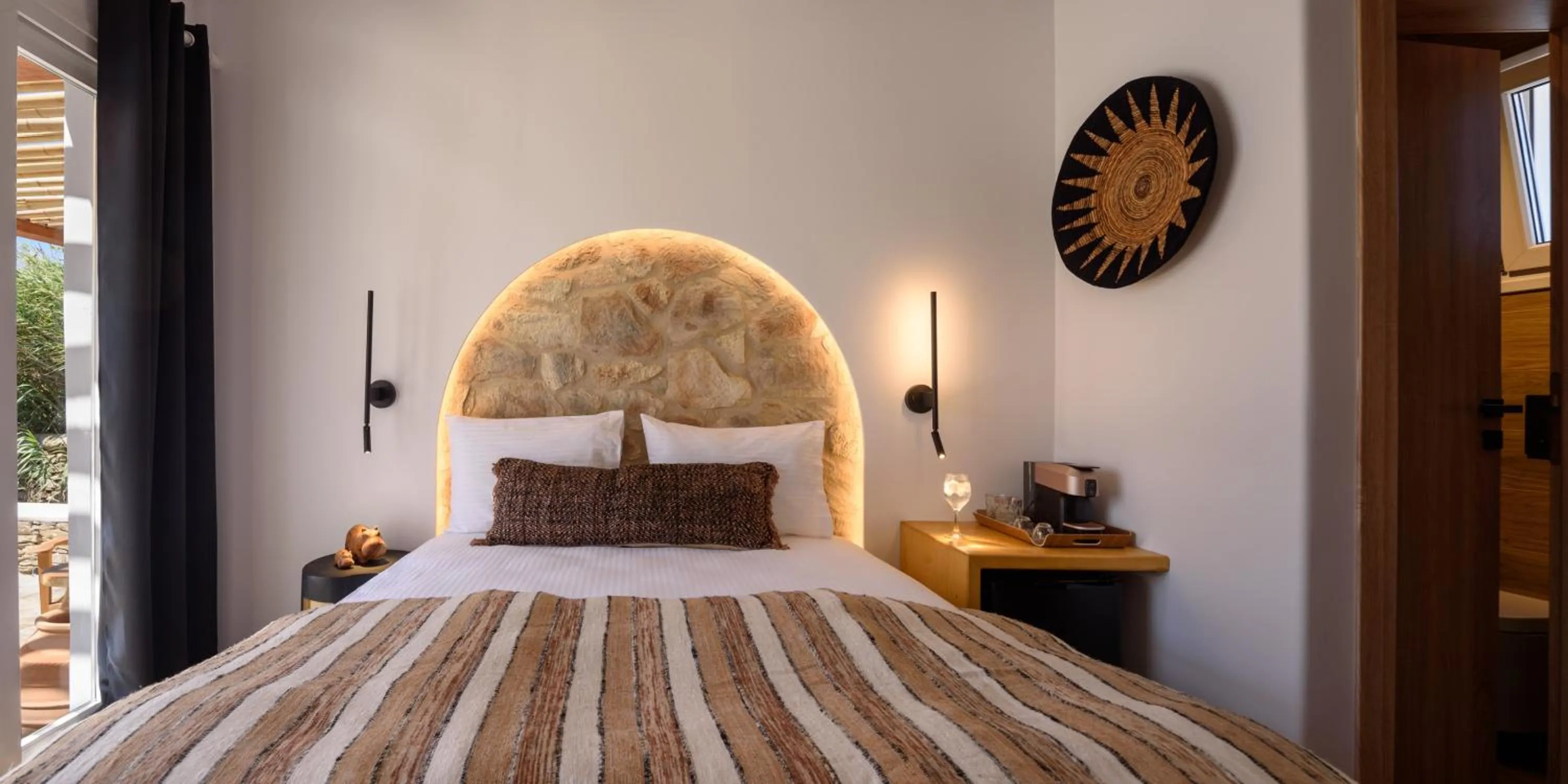 Bedroom, Bed in Olive Mykonos Villas