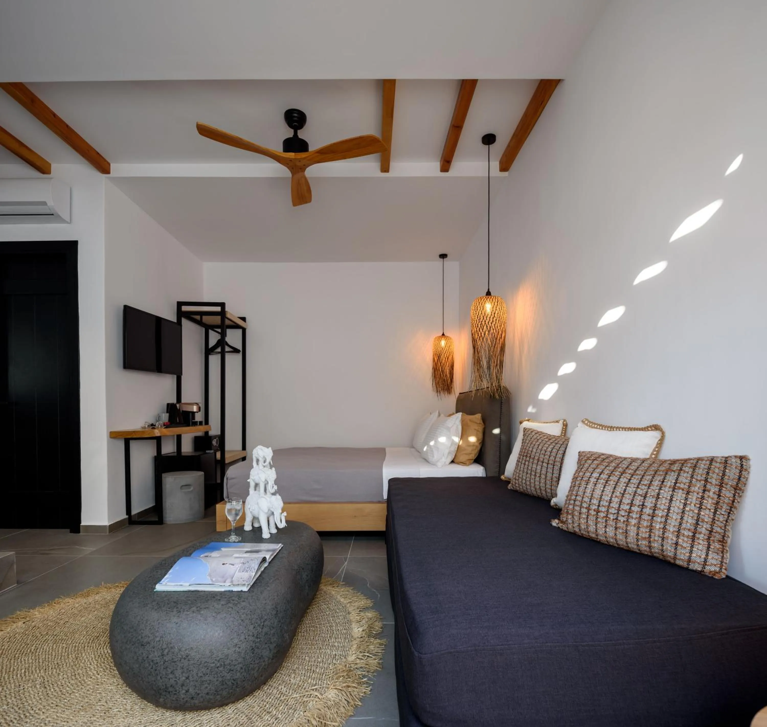 bunk bed, Bed in Olive Mykonos Villas