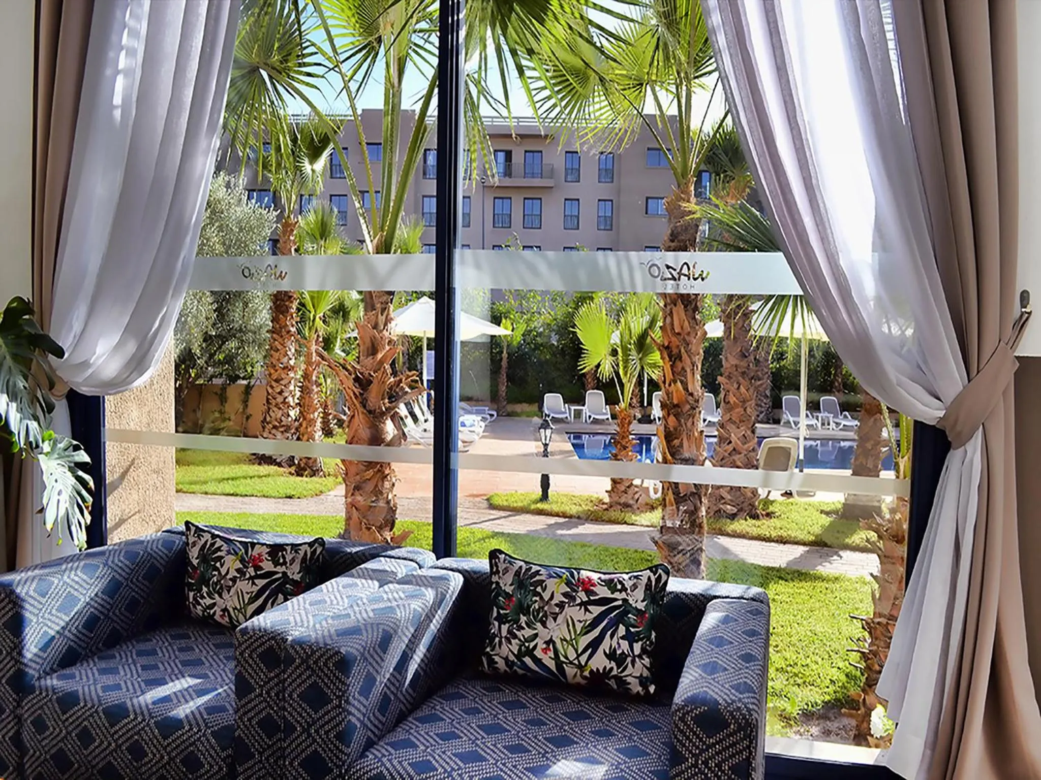 Lobby or reception in Wazo Hotel