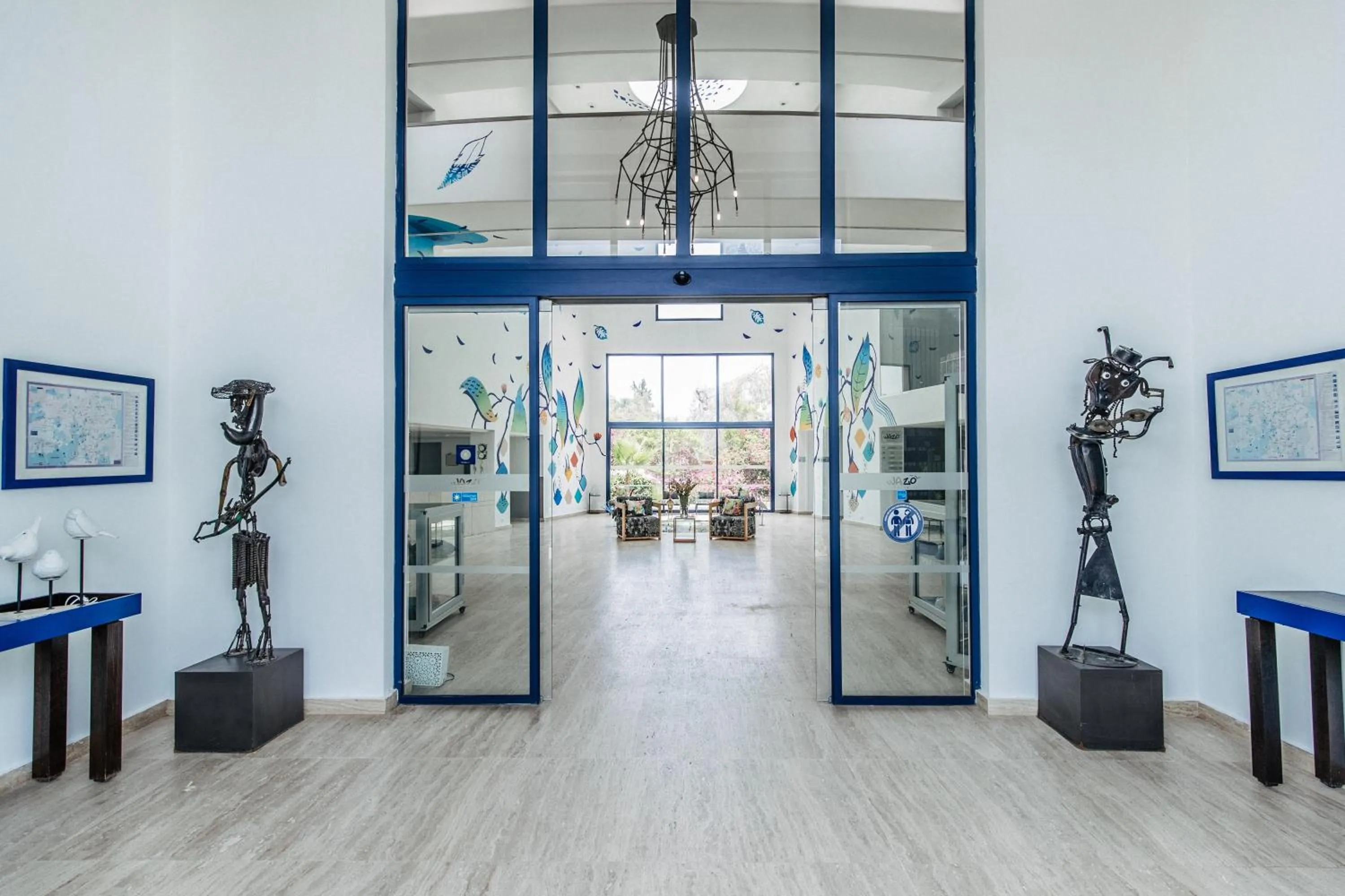 Lobby or reception in Wazo Hotel