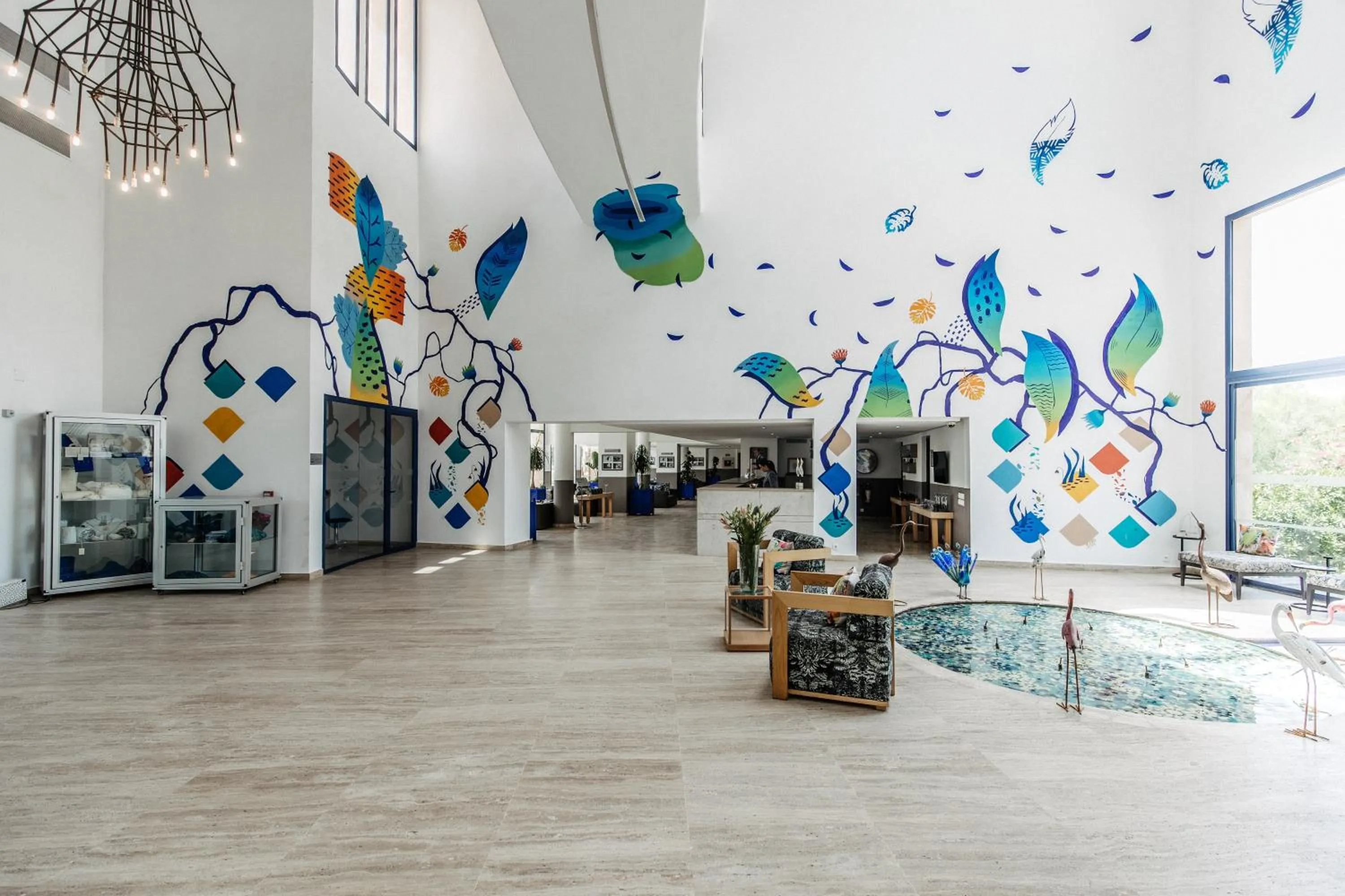 Lobby or reception in Wazo Hotel