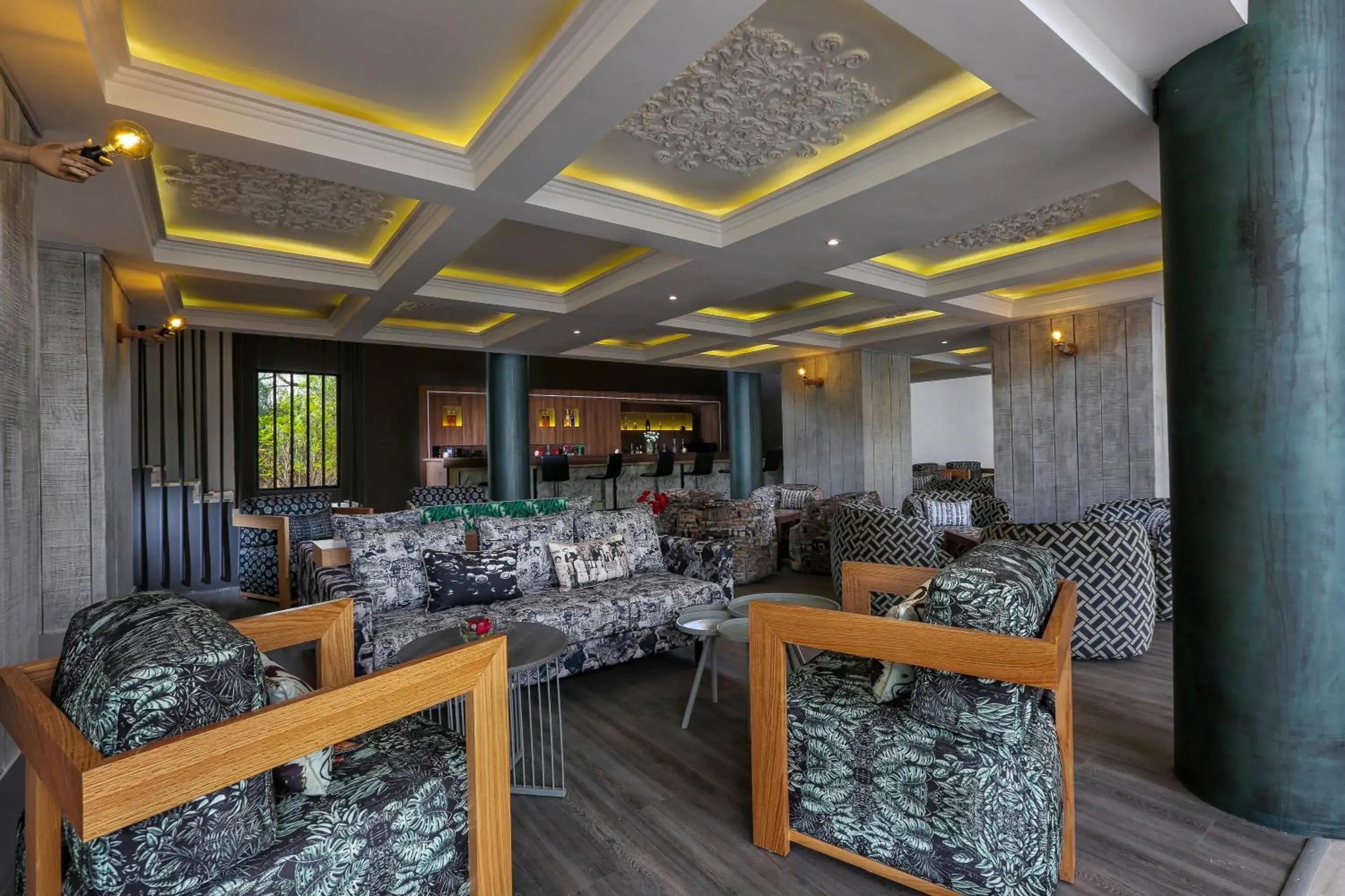 Lounge or bar in Wazo Hotel