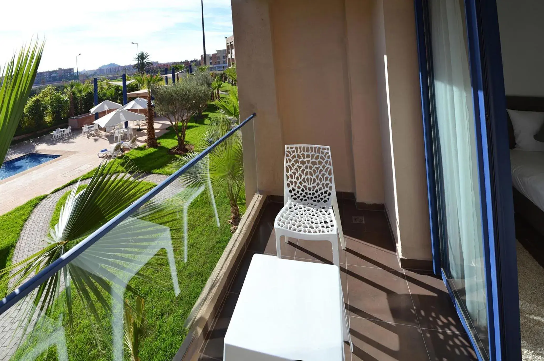 Balcony/Terrace in Wazo Hotel