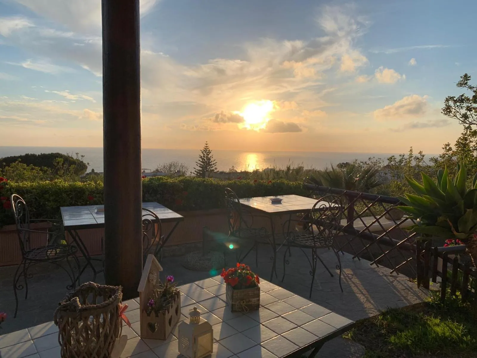 Balcony/Terrace in La Terrazzina sul tramonto