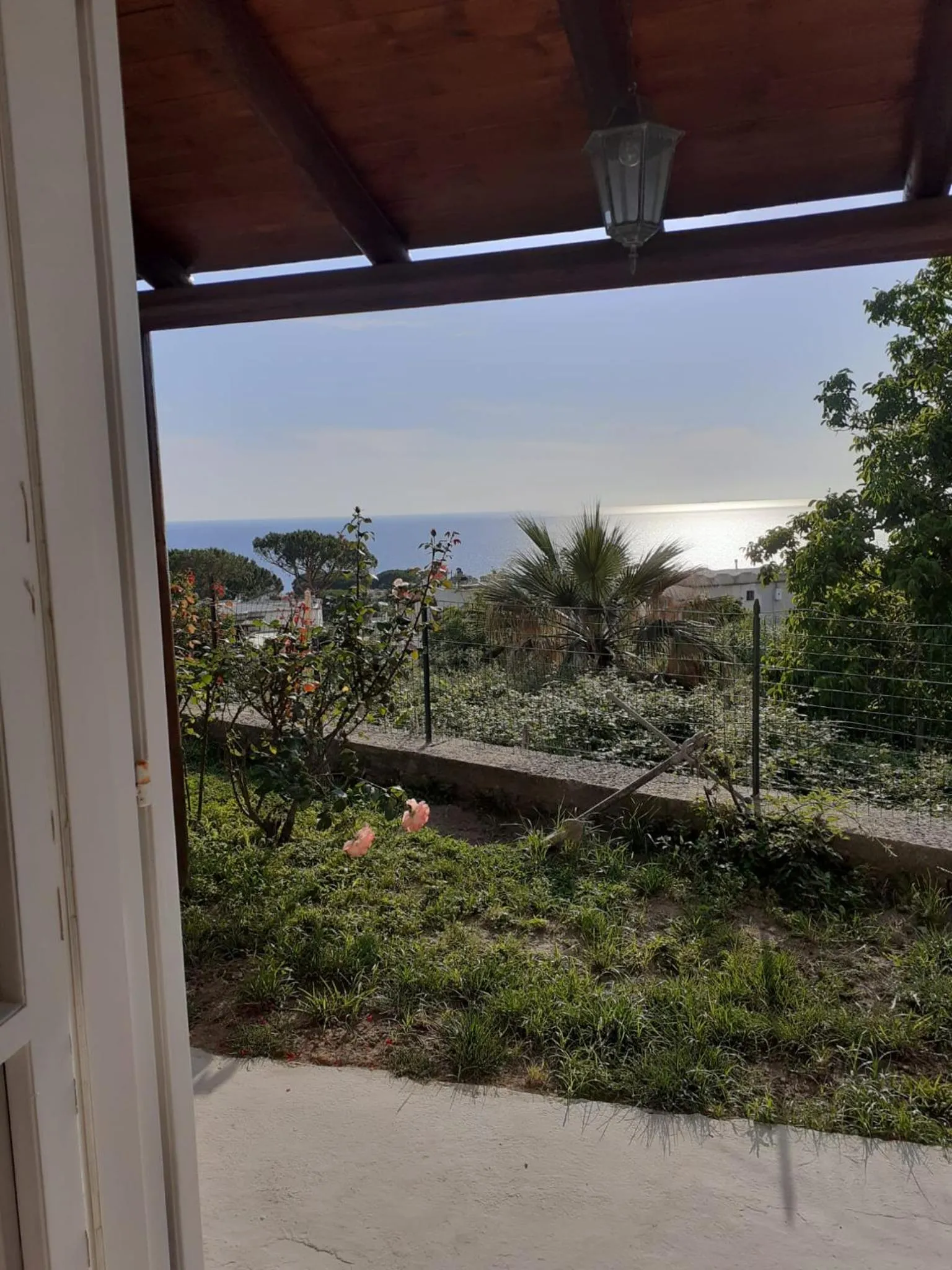 Garden in La Terrazzina sul tramonto