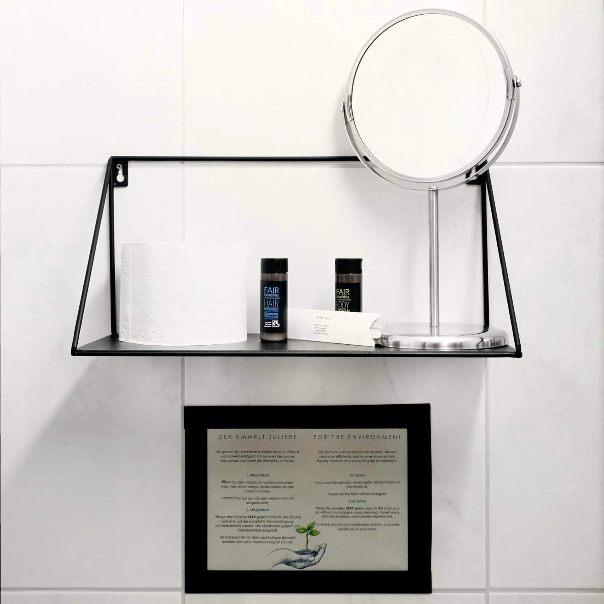 Shower in Hotel Zugertor