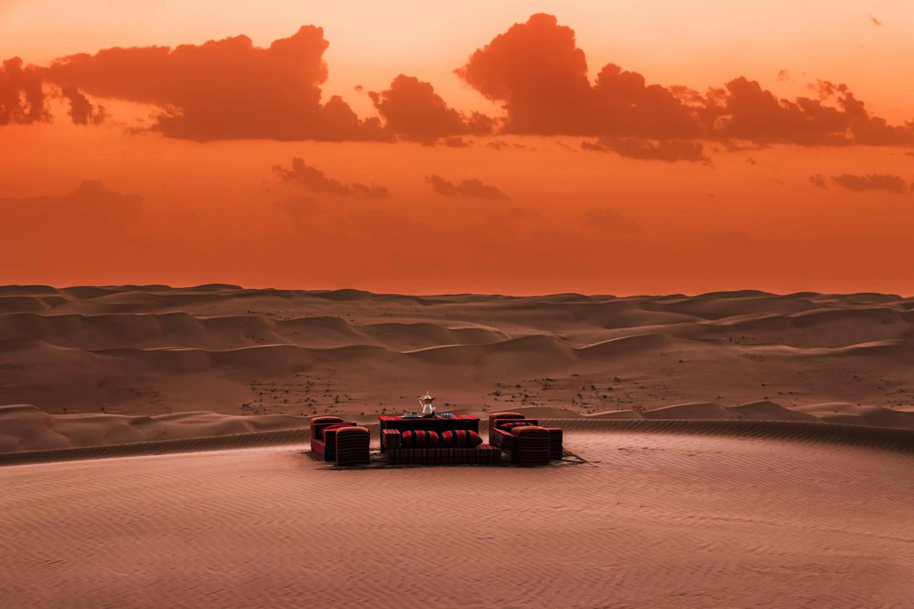 Sunset in Desert Nights Resort