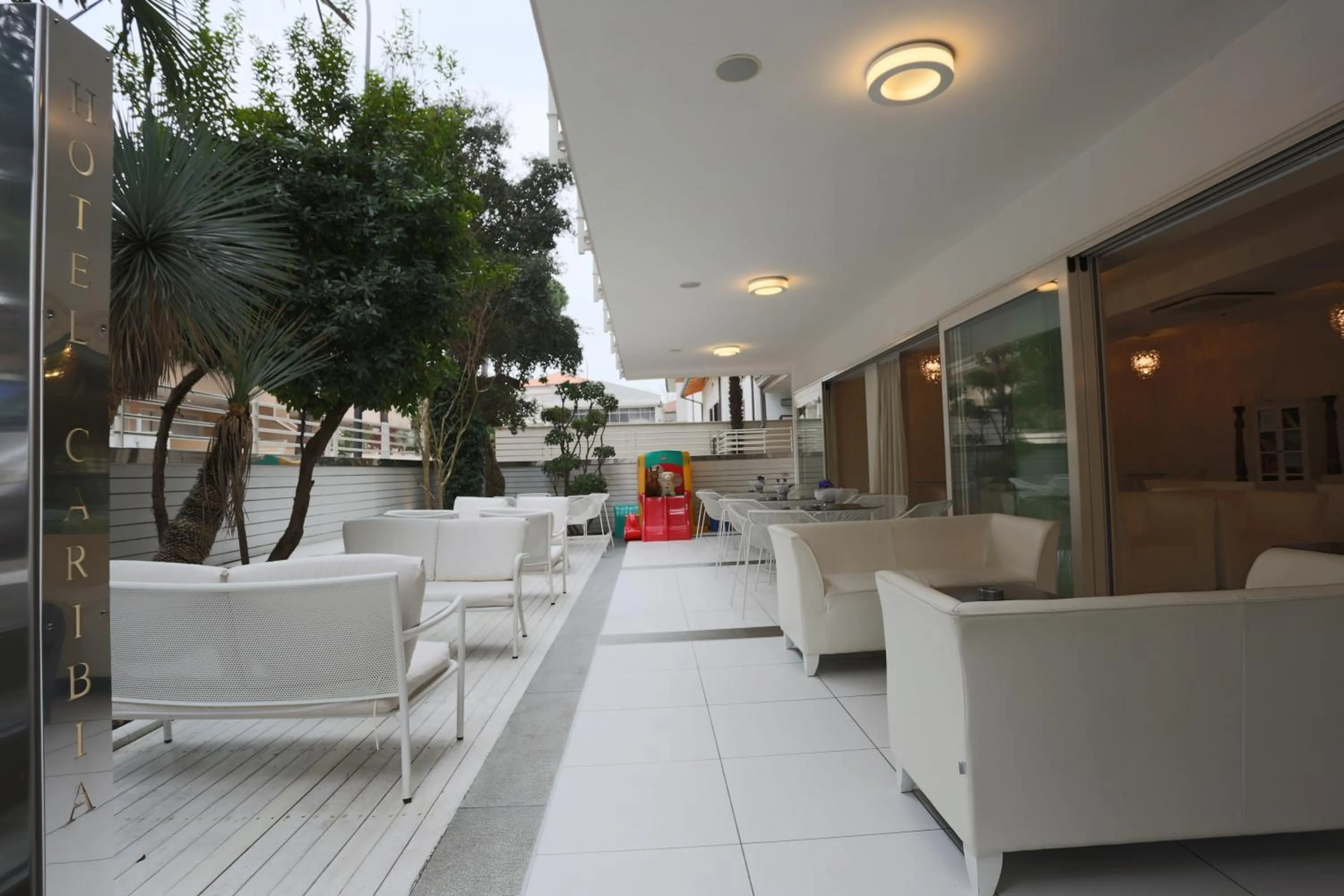 Garden in Hotel Caribia Pinarella