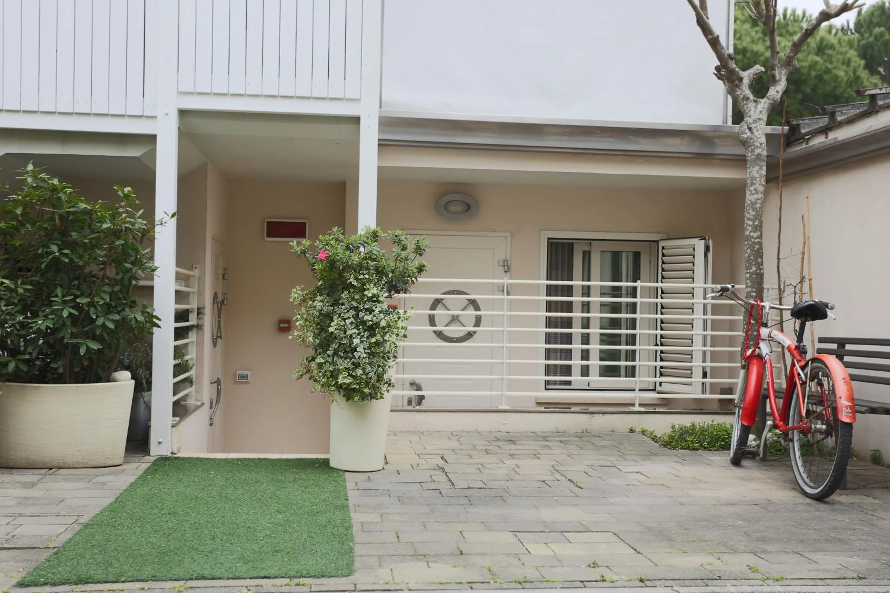 Patio in Hotel Caribia Pinarella