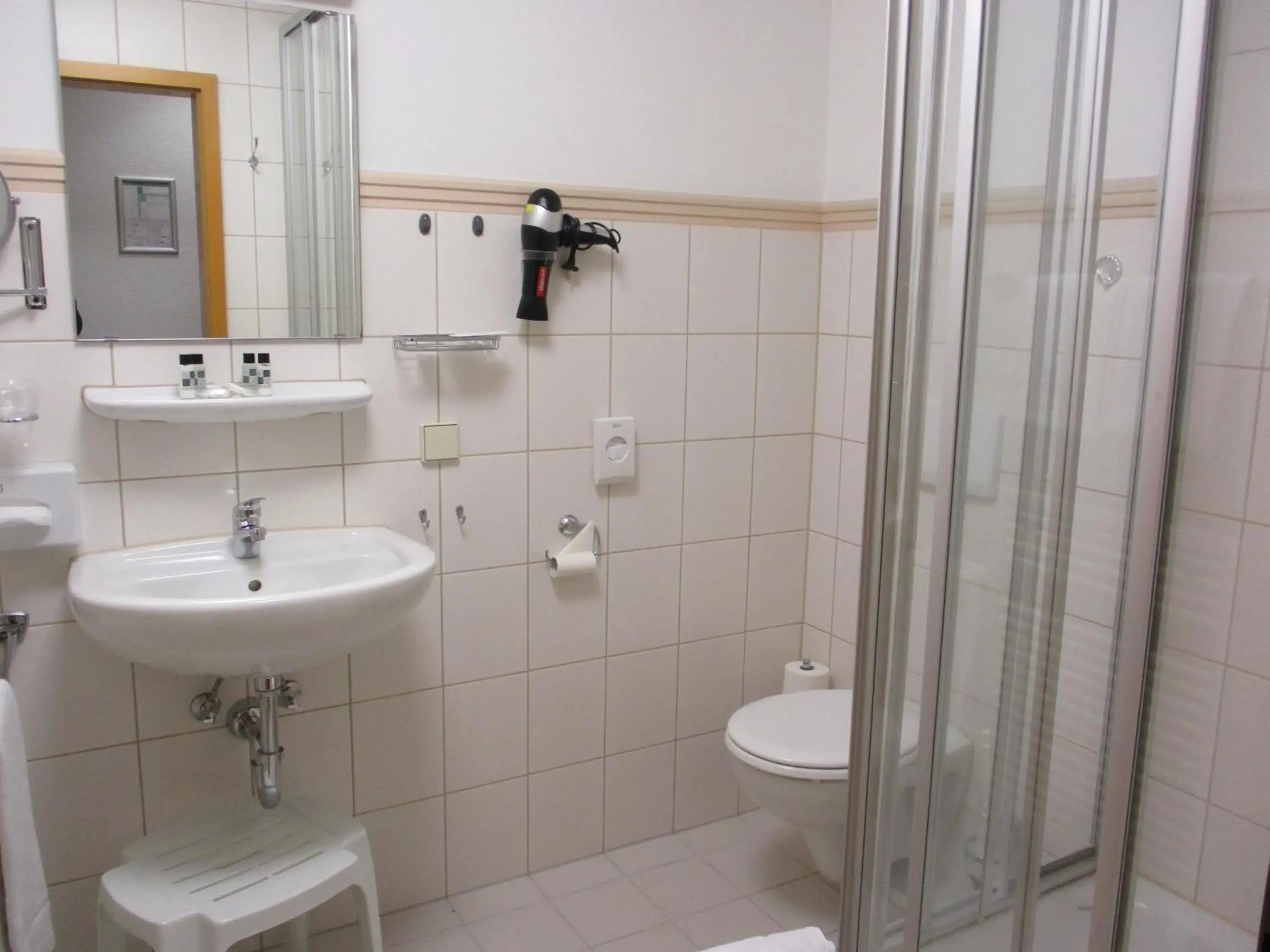 Bathroom in Vitalhotel Weisse Elster