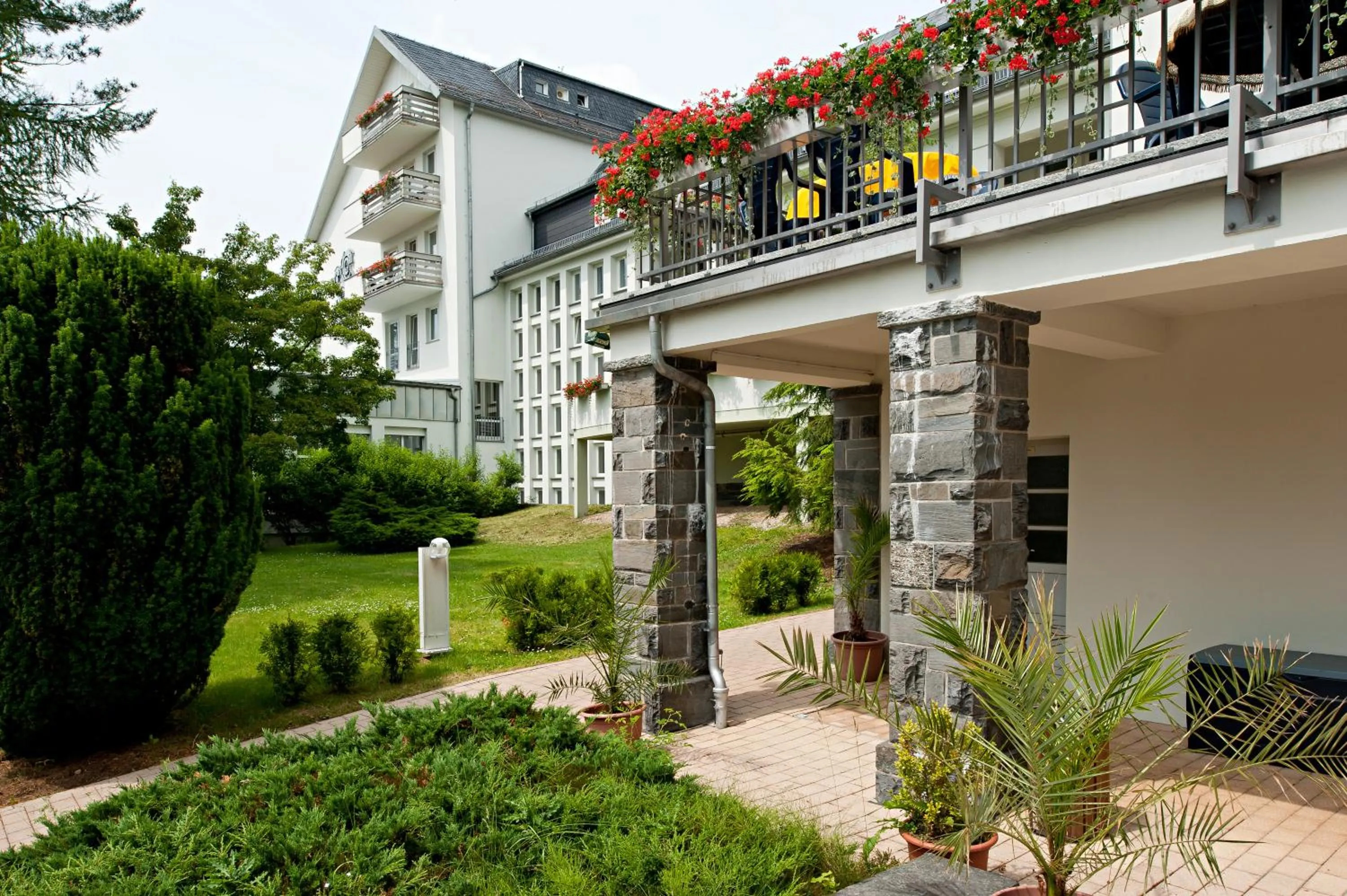 Property building in Vitalhotel Weisse Elster