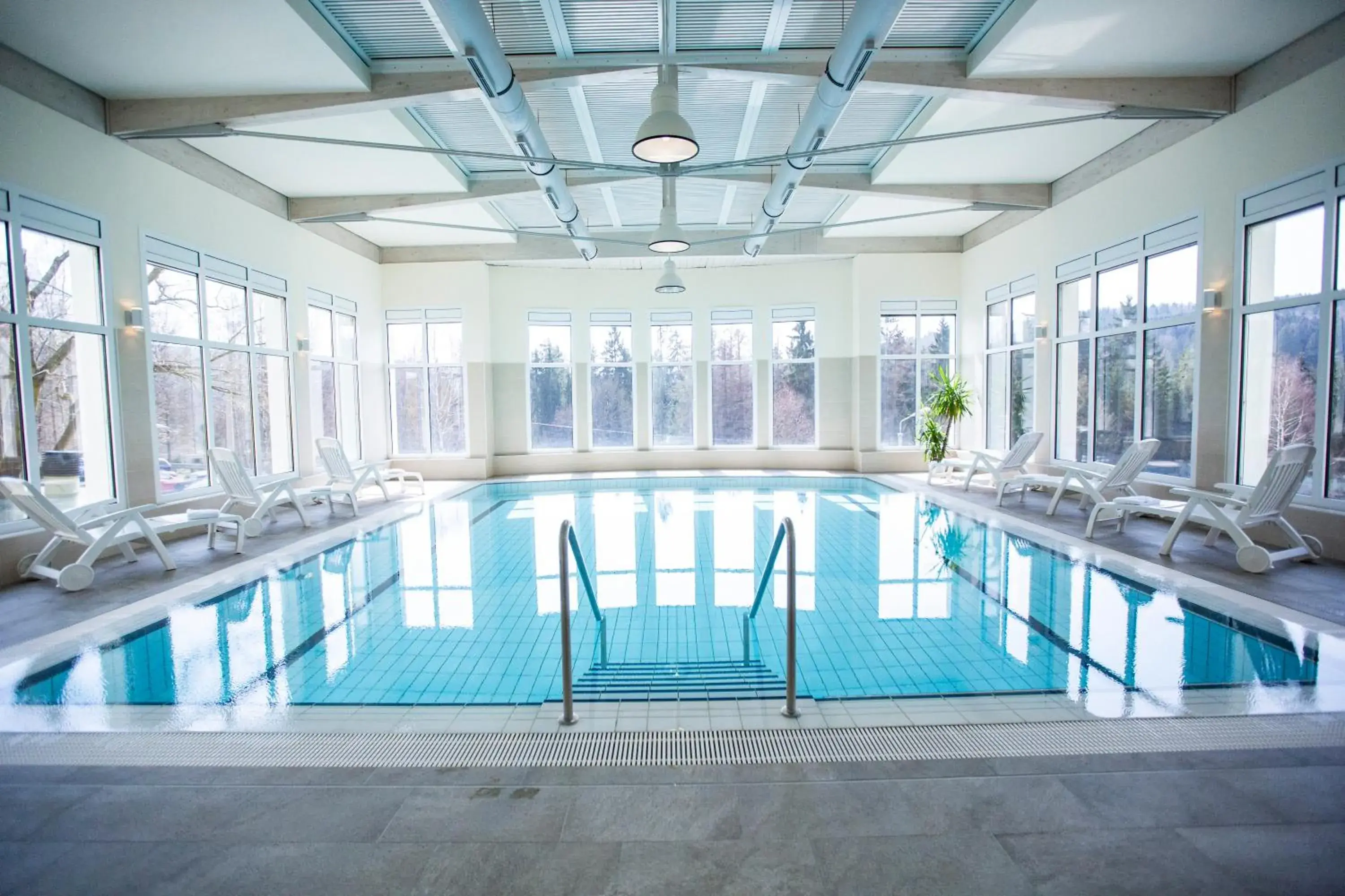 Swimming Pool in Vitalhotel Weisse Elster