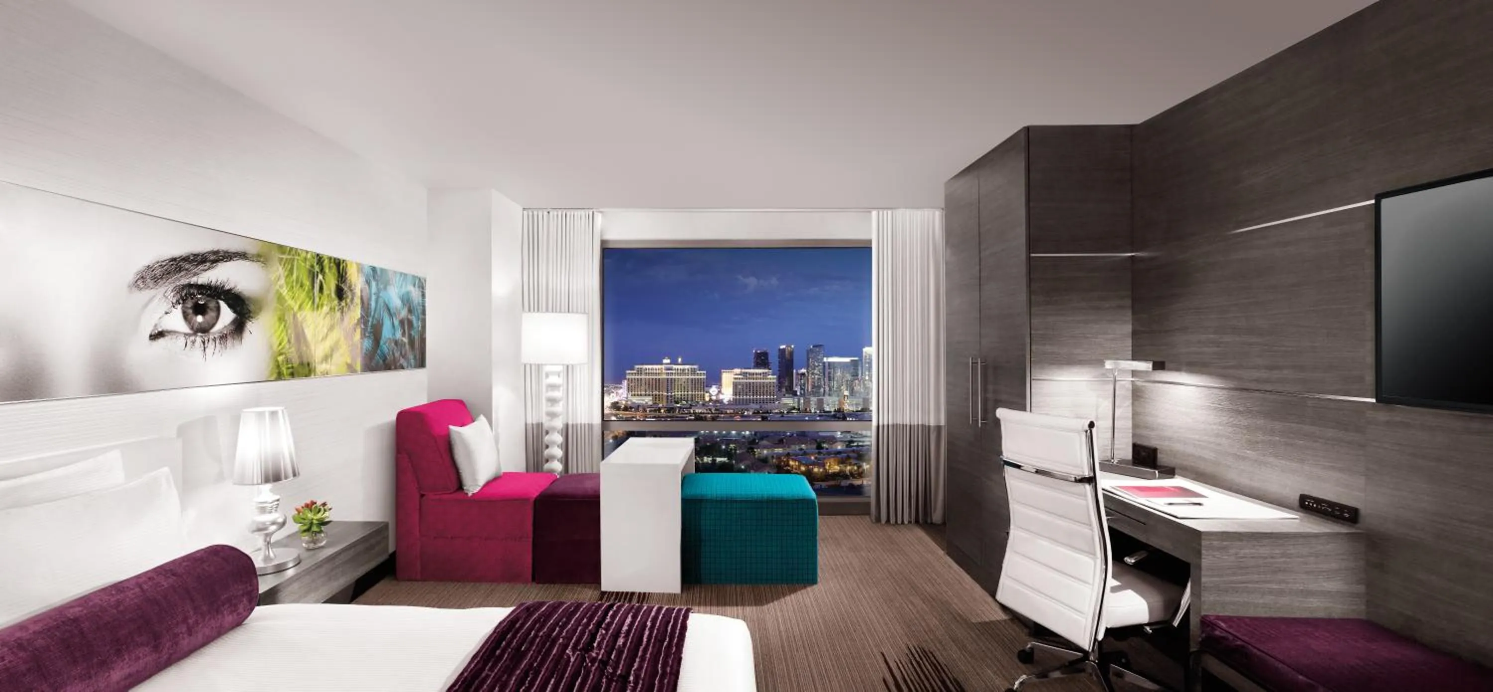 Photo of the whole room, Bed in Palms Casino Resort