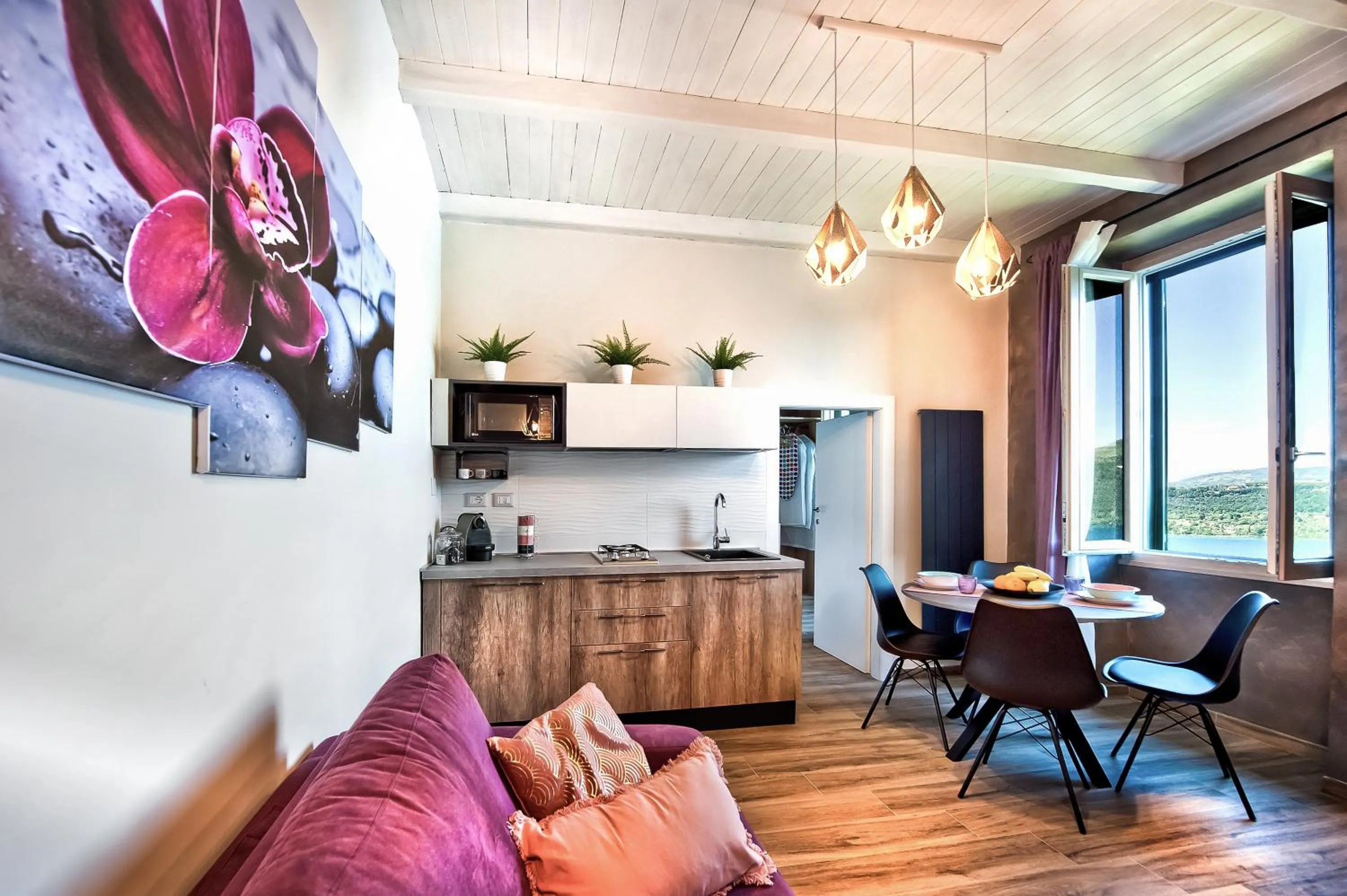 Kitchen or kitchenette in Atlantis Inn Castelgandolfo