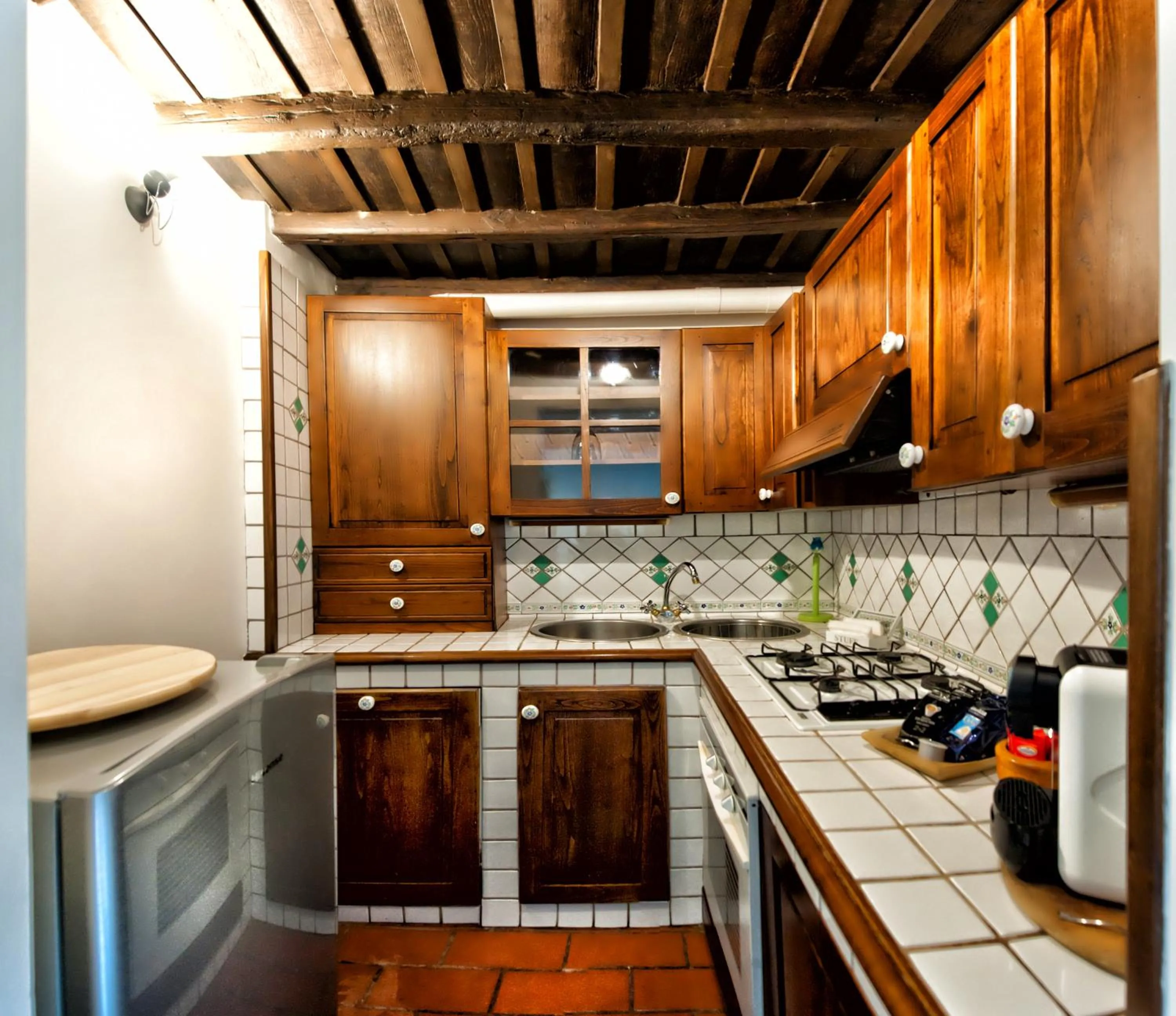 Kitchen or kitchenette in Atlantis Inn Castelgandolfo