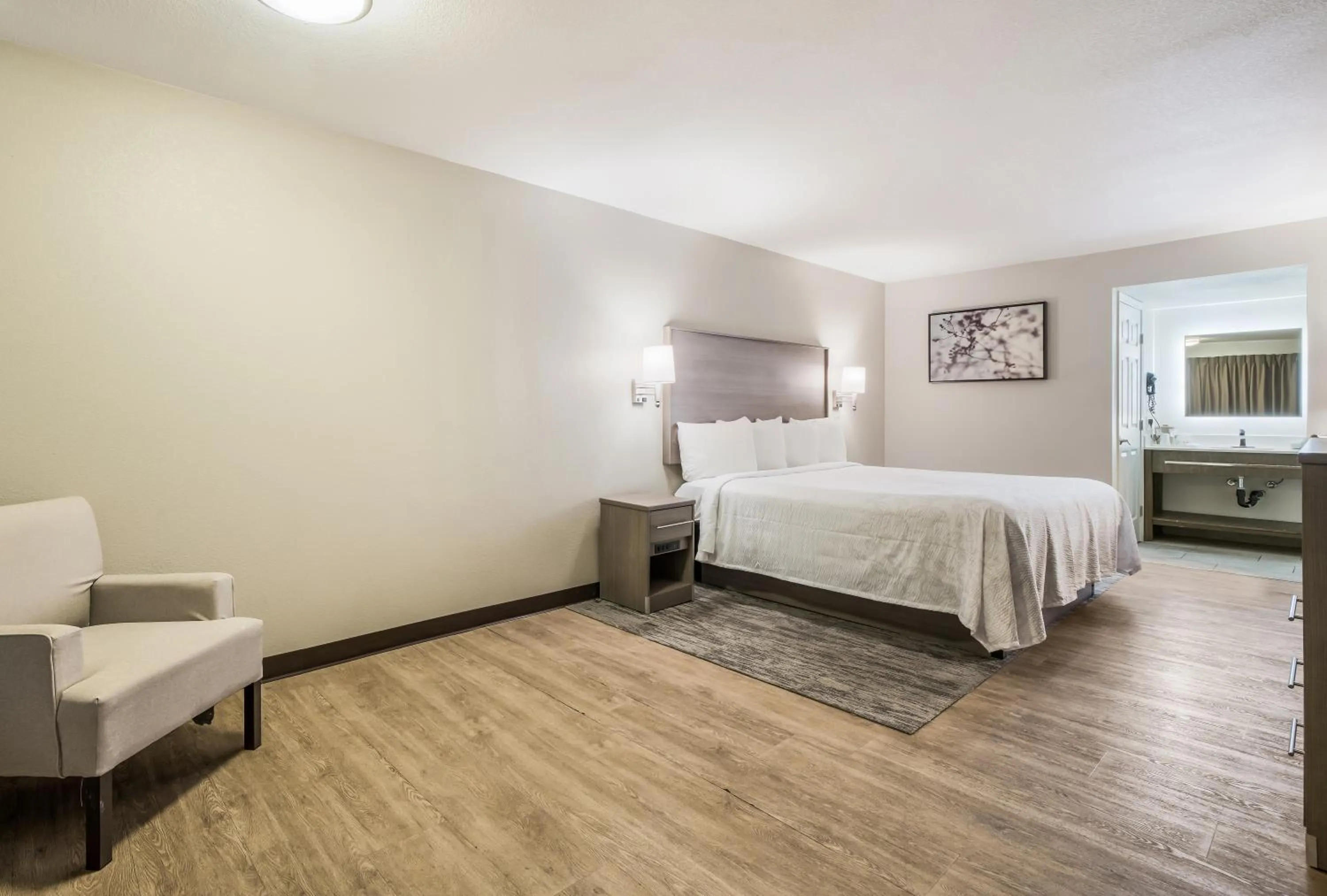 Seating area, Bed in Days Inn by Wyndham Chula Vista-San Diego