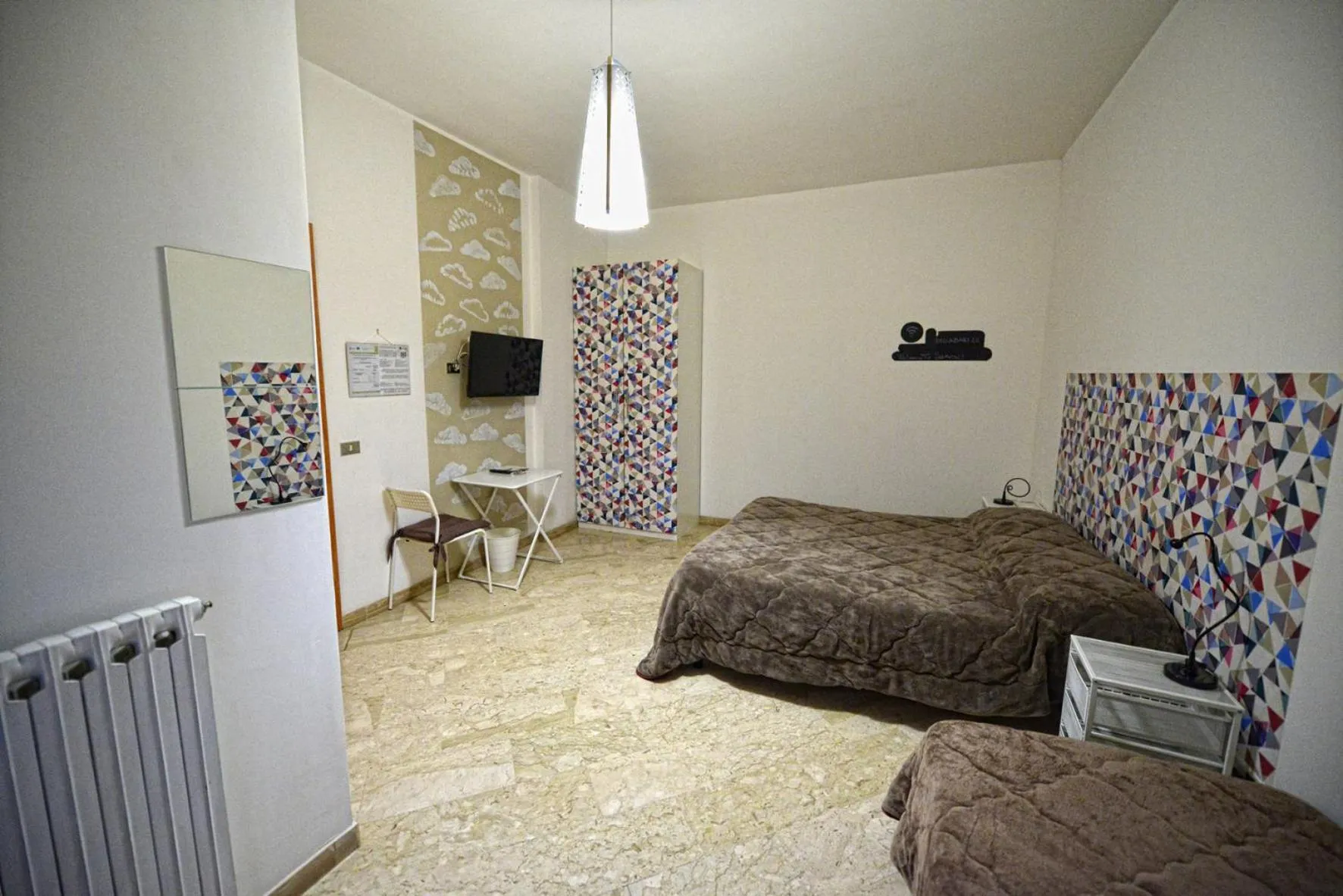 Bedroom, Bed in Aback Policlinico