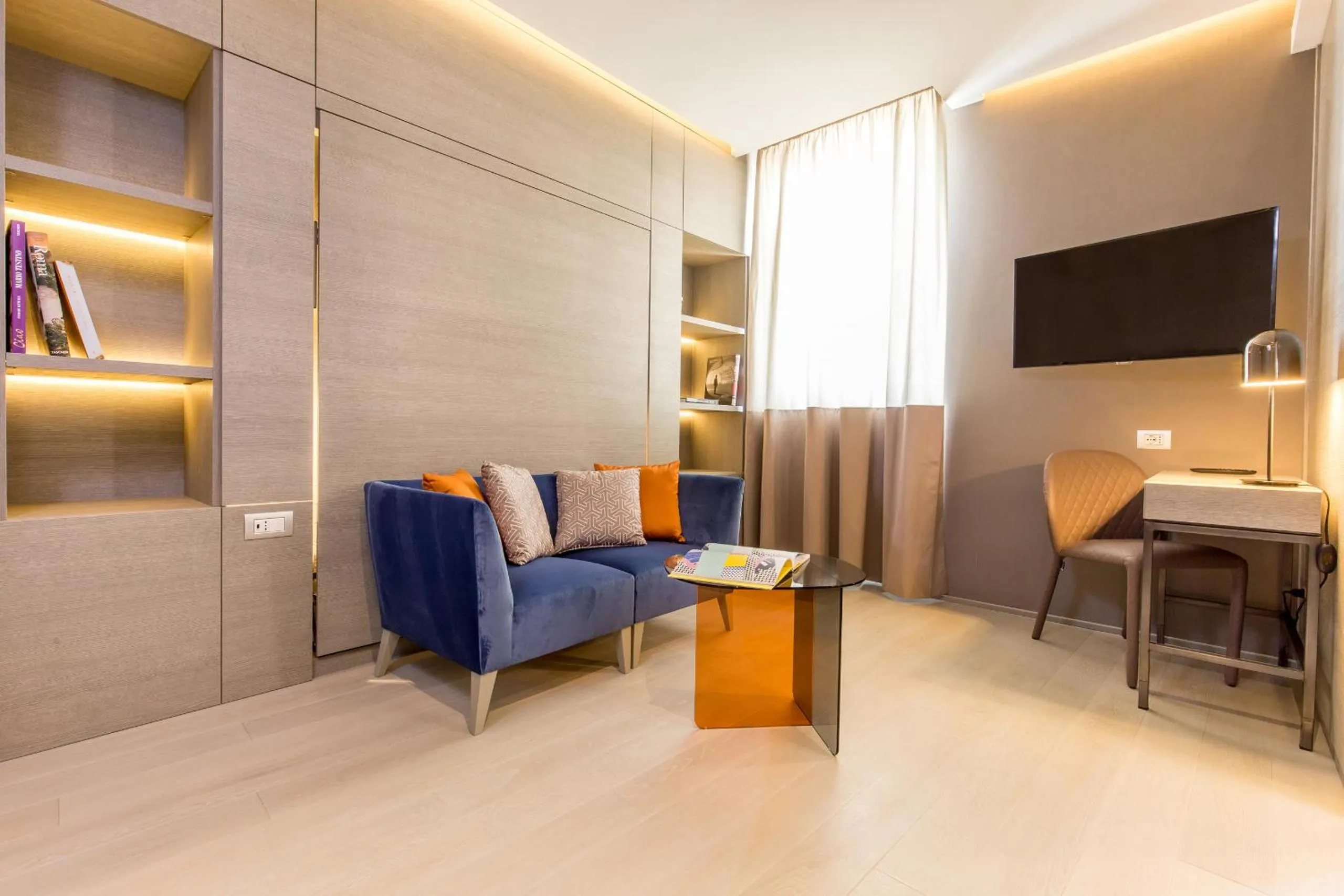 Seating area in Orazio Palace Hotel