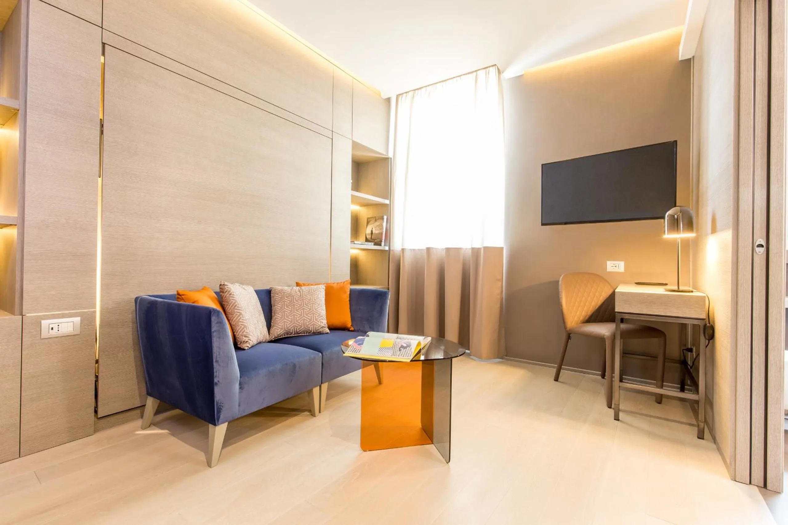 Seating area in Orazio Palace Hotel