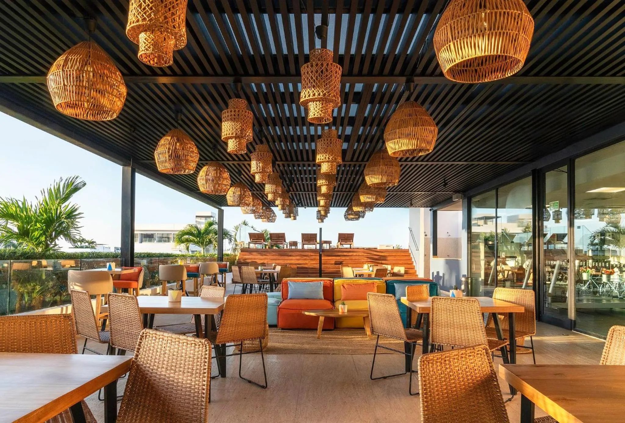 Garden in Fiesta Inn Playa del Carmen