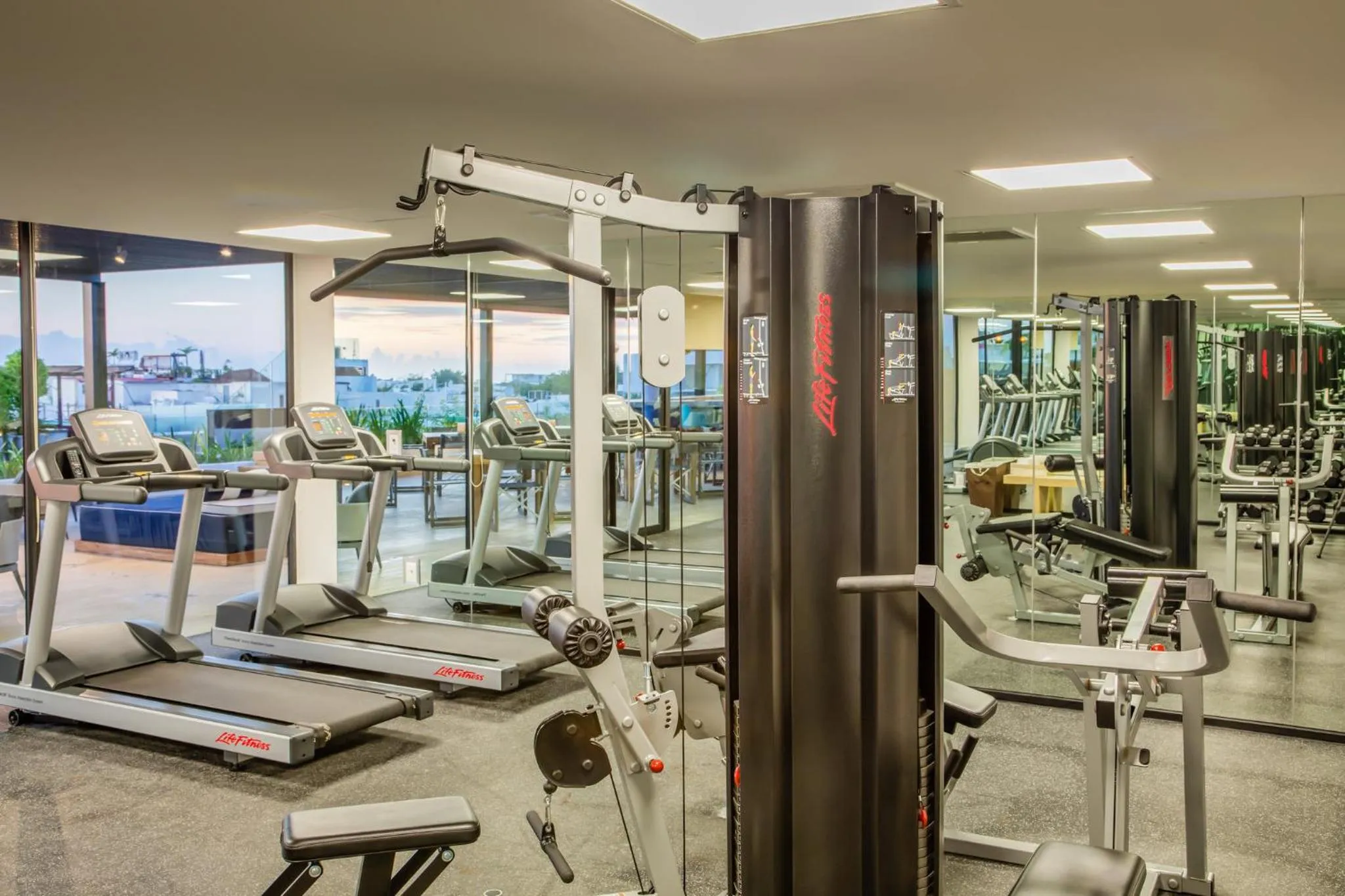Fitness centre/facilities in Fiesta Inn Playa del Carmen