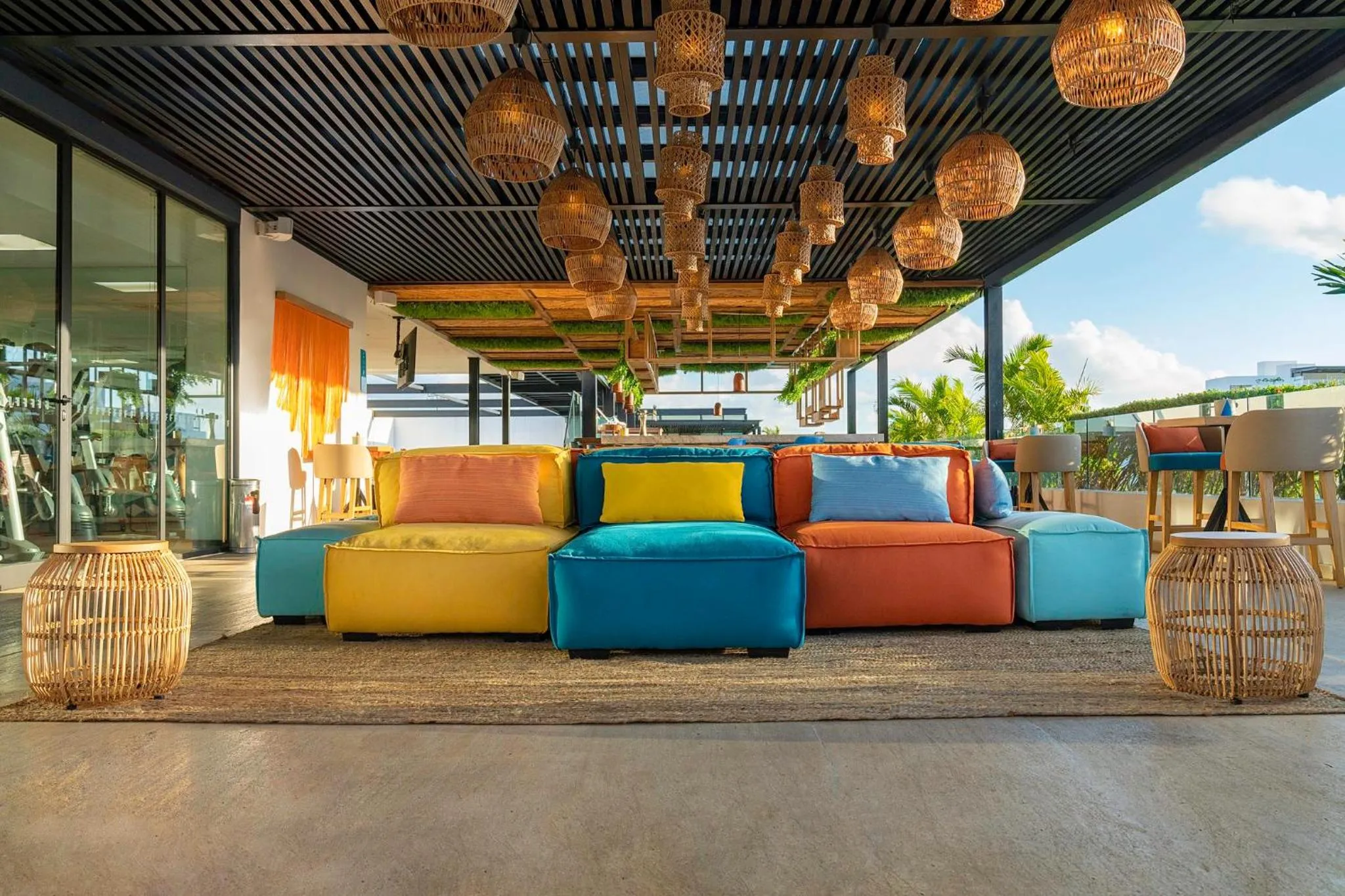 Garden in Fiesta Inn Playa del Carmen