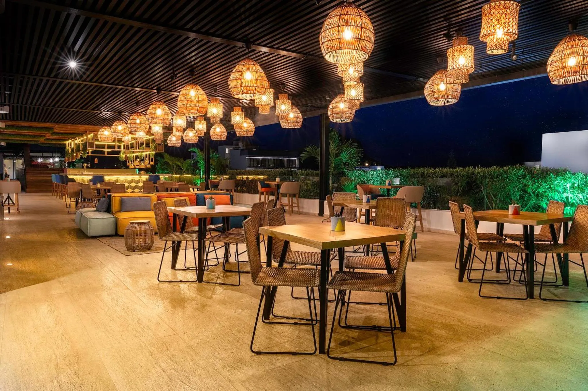 Garden in Fiesta Inn Playa del Carmen