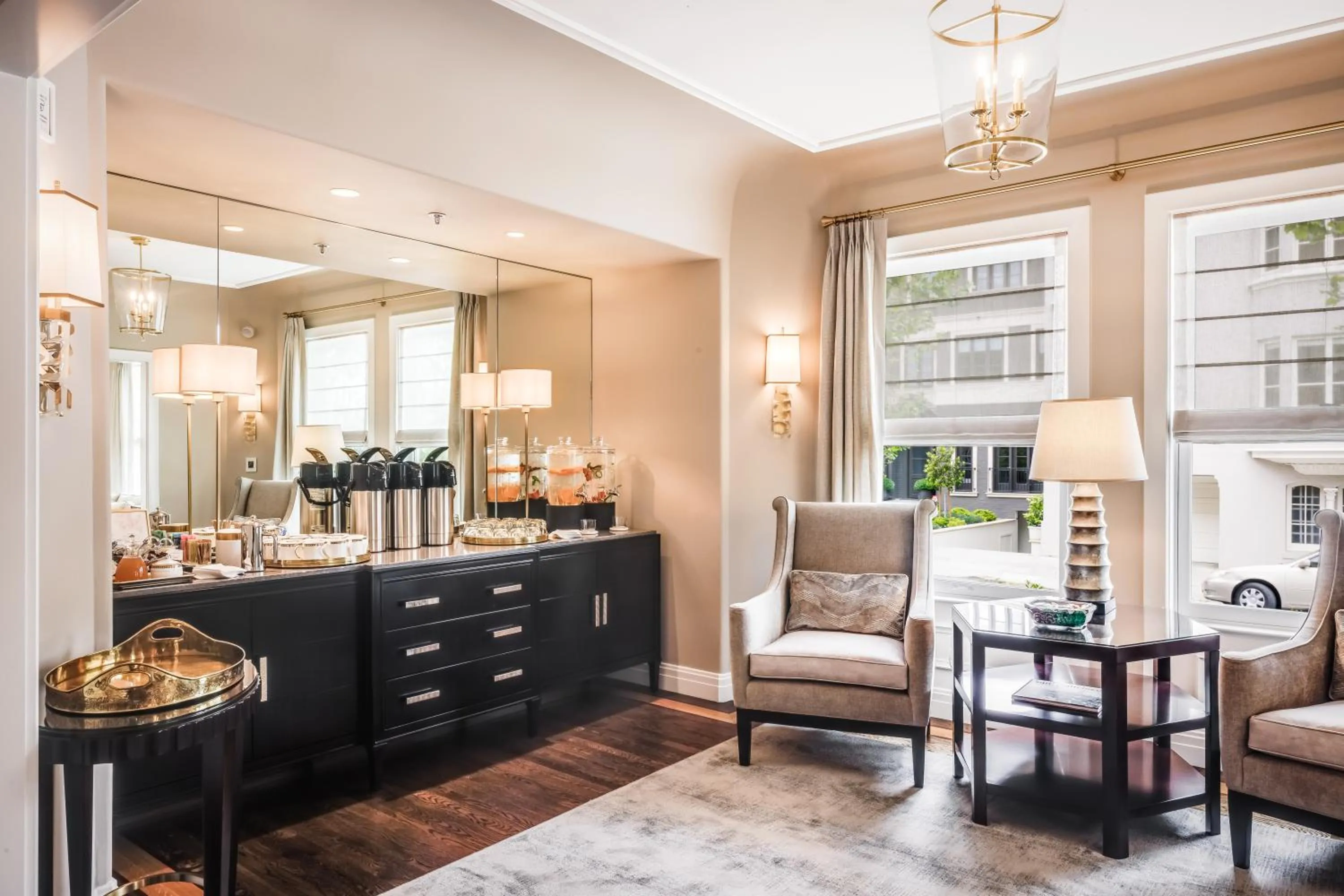 Lobby or reception in Hotel Drisco