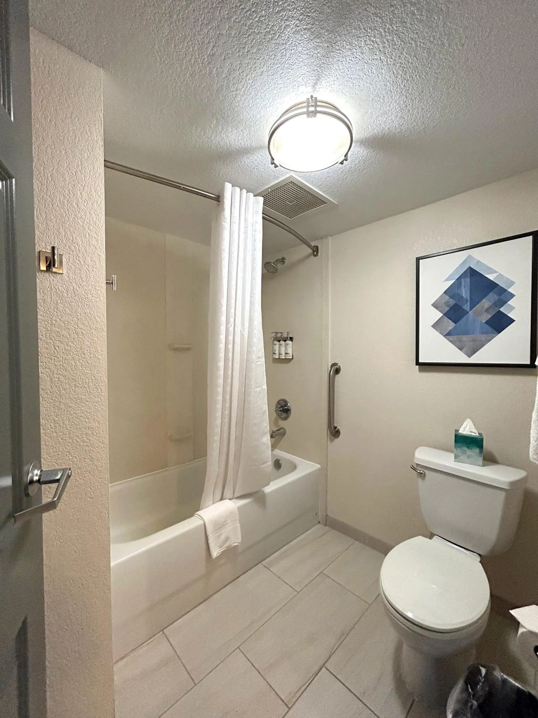 Bathroom in Candlewood Suites Indianapolis Downtown Medical District by IHG