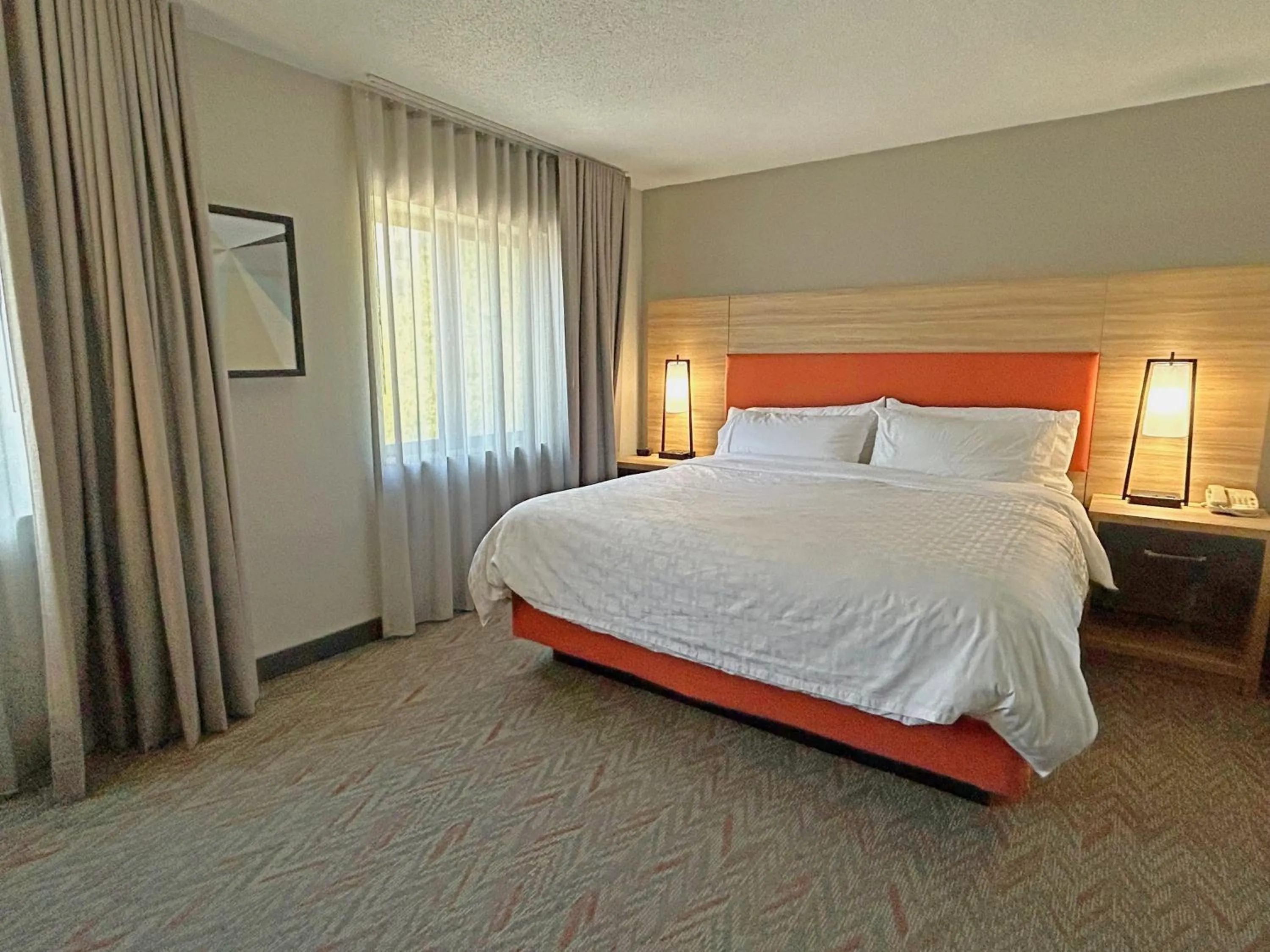 Bedroom in Candlewood Suites Indianapolis Downtown Medical District by IHG