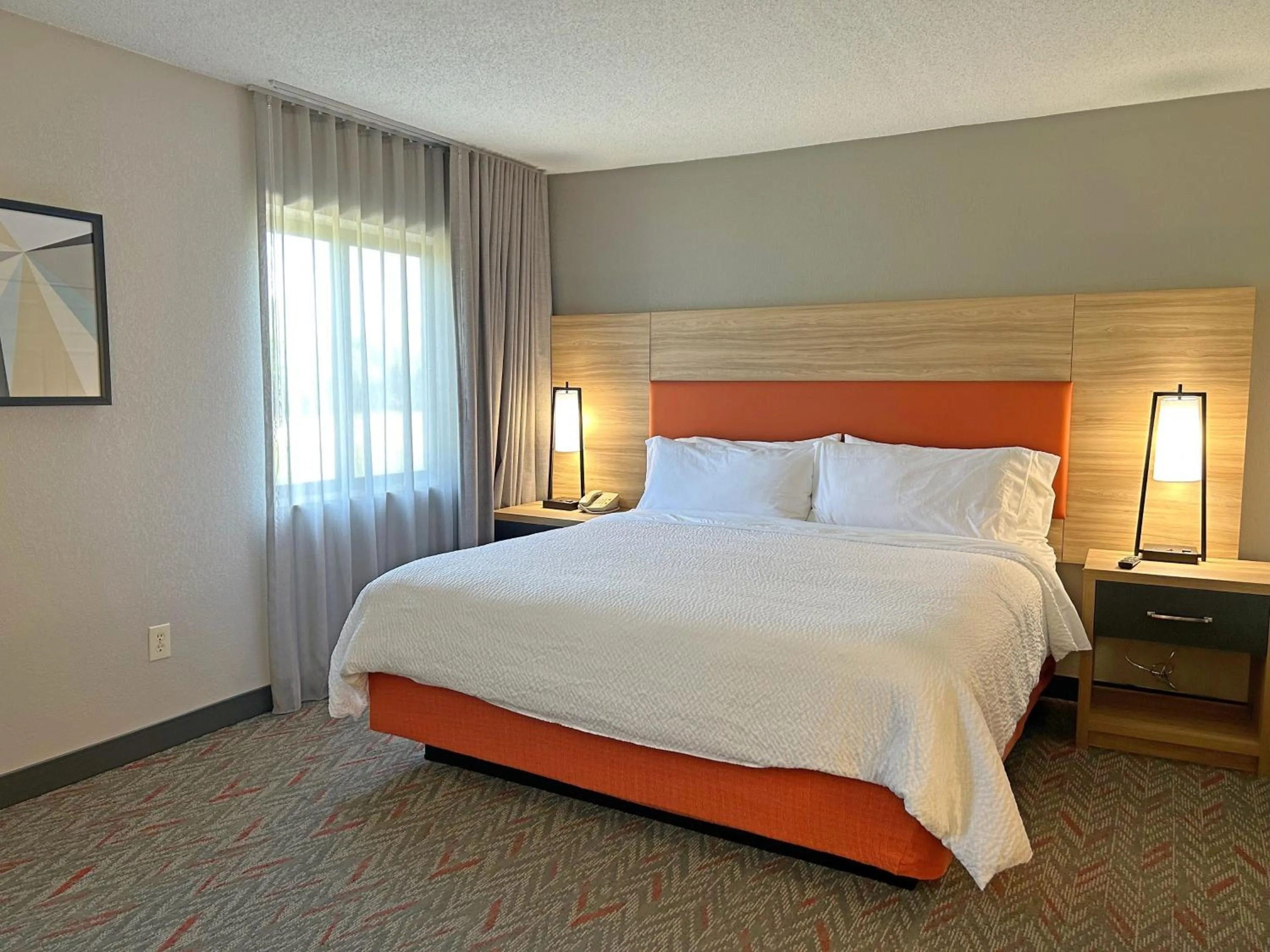 Bedroom in Candlewood Suites Indianapolis Downtown Medical District by IHG