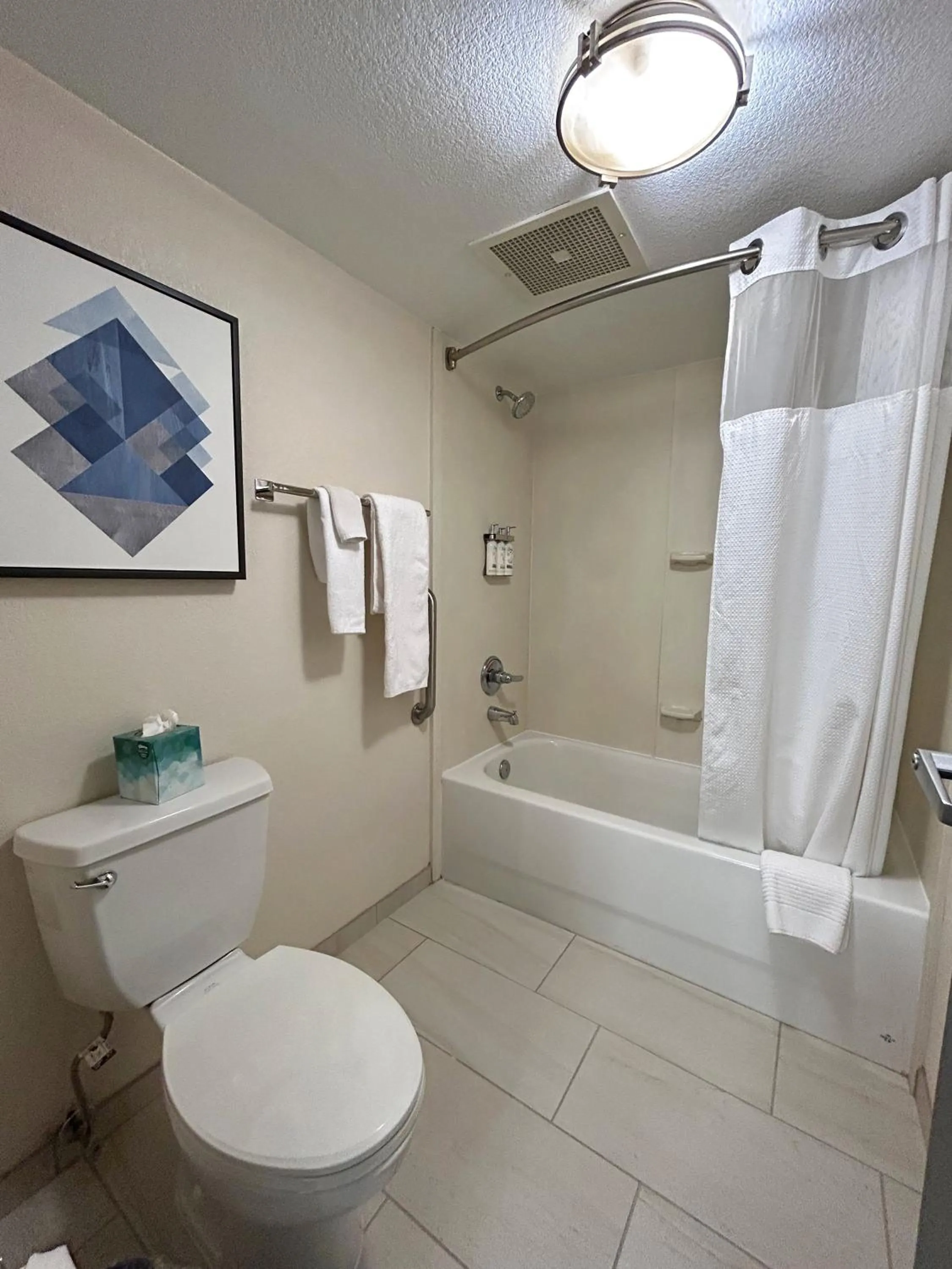 Bathroom in Candlewood Suites Indianapolis Downtown Medical District by IHG