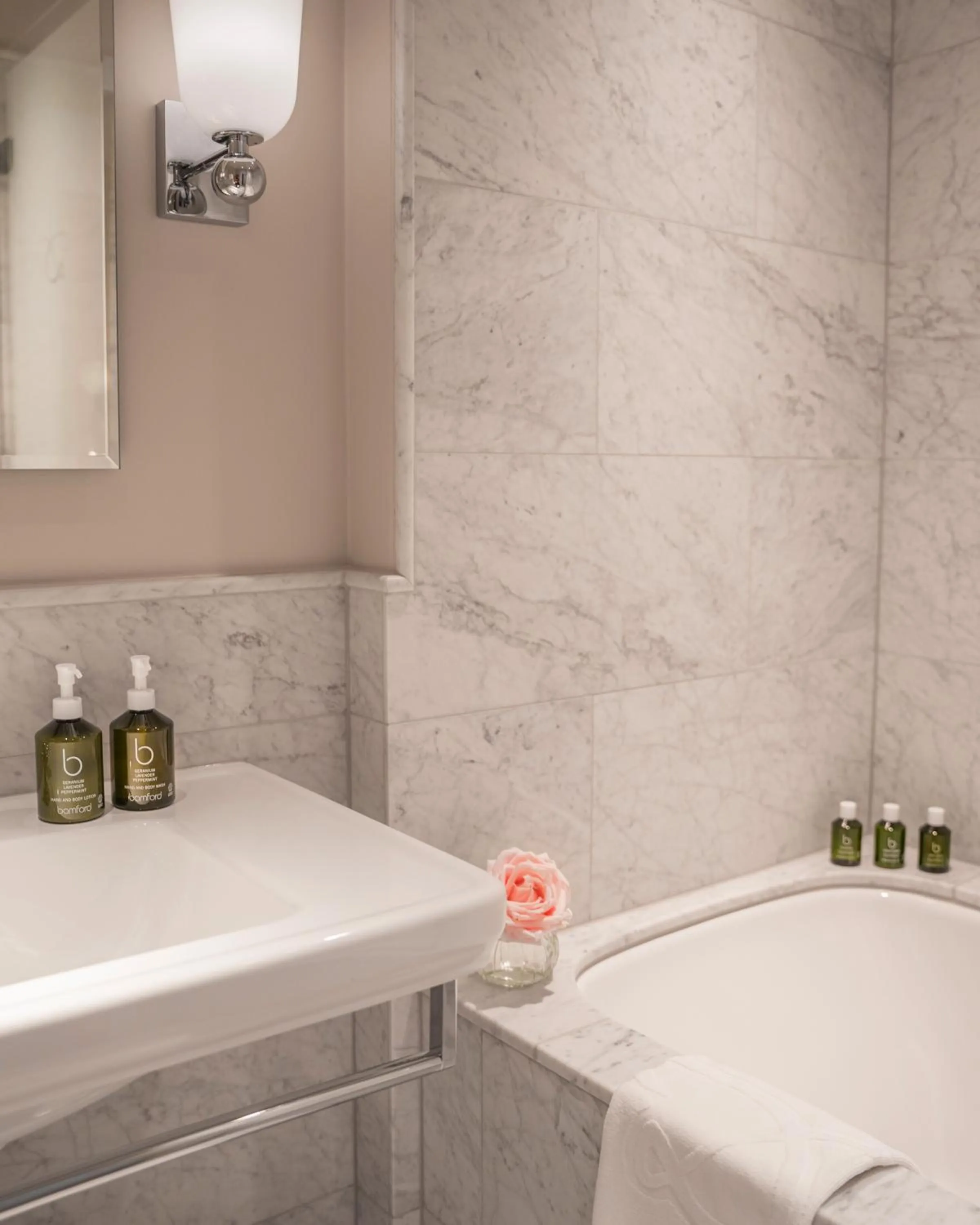 Bathroom in Hotel Diplomat Stockholm