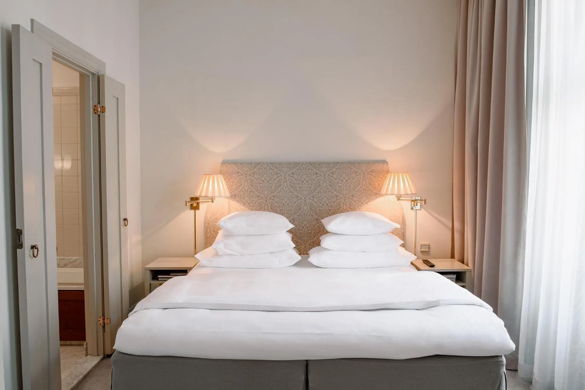 Bedroom, Bed in Hotel Diplomat Stockholm