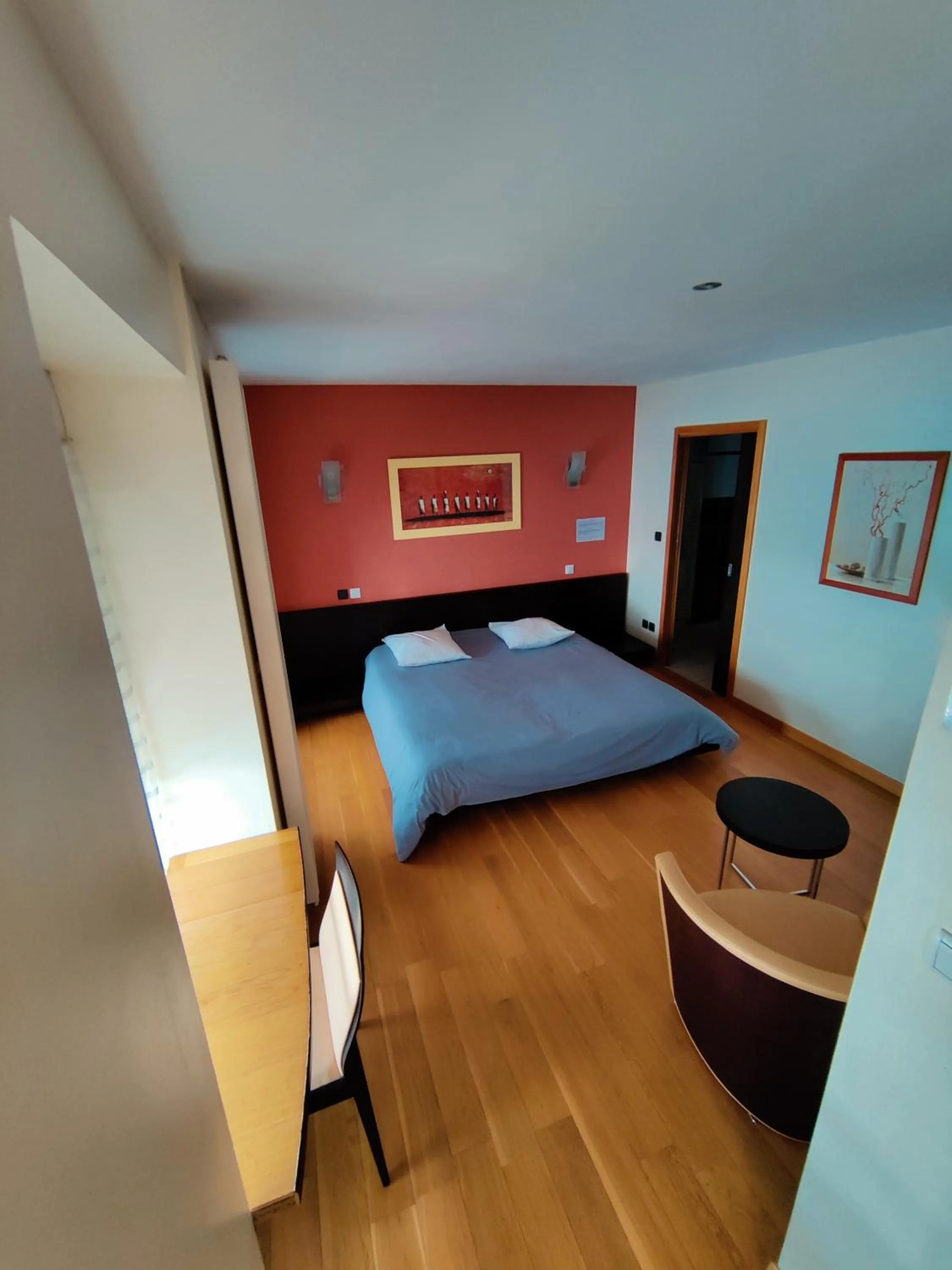 Bedroom, Bed in Hôtel Saint - Pierre