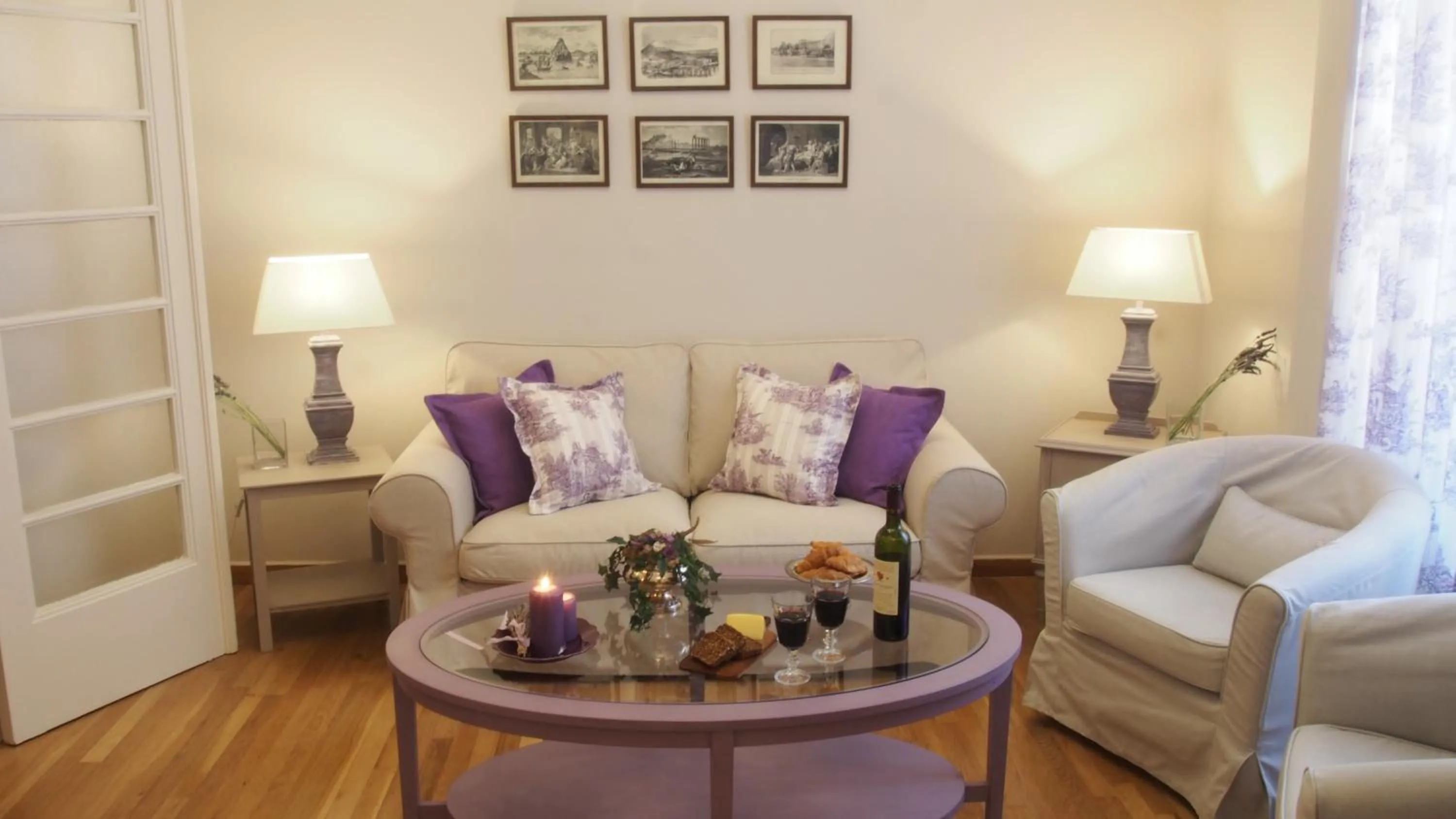 Living room in The Koukaki Residence