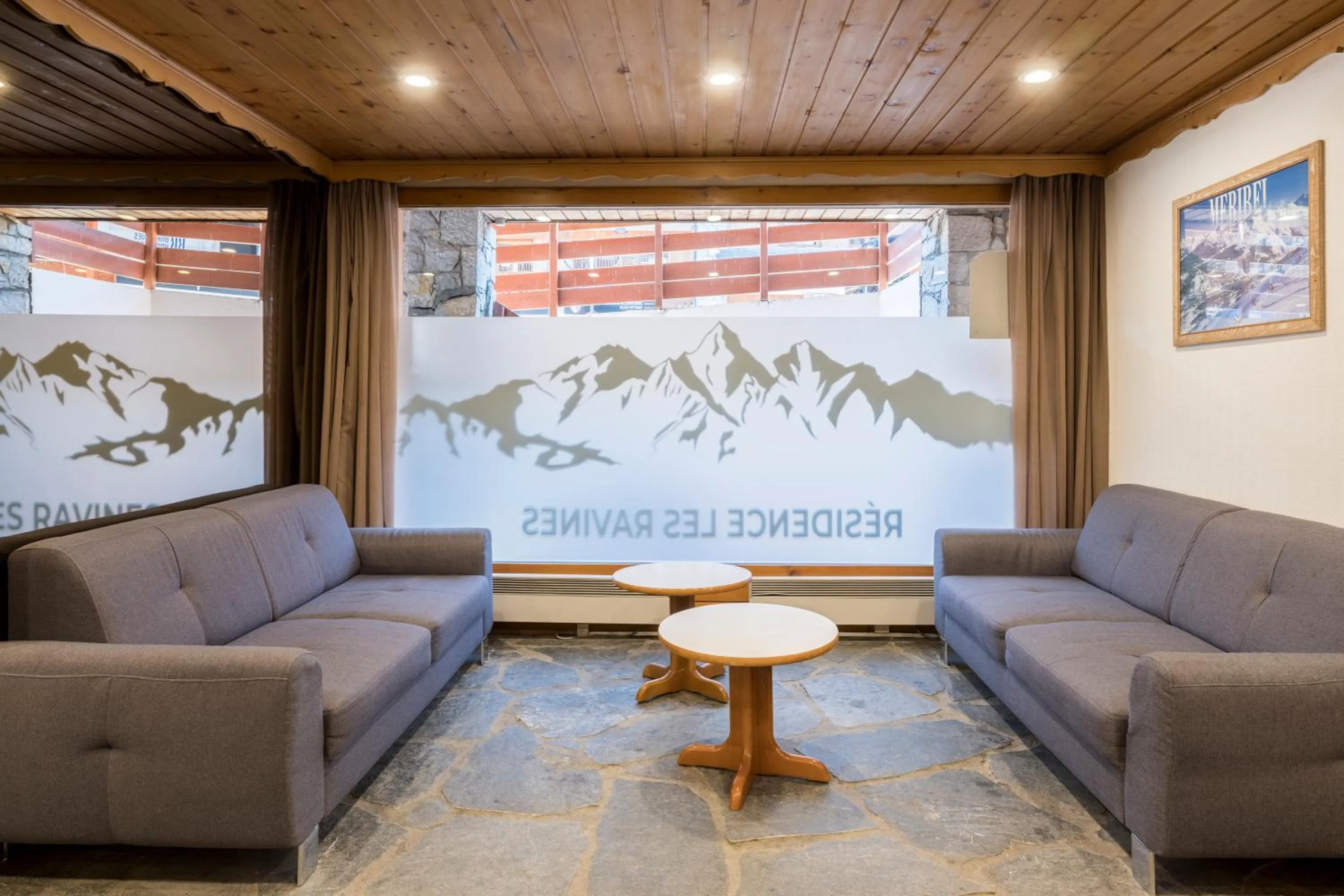 Living room in Résidence Pierre & Vacances Les Ravines