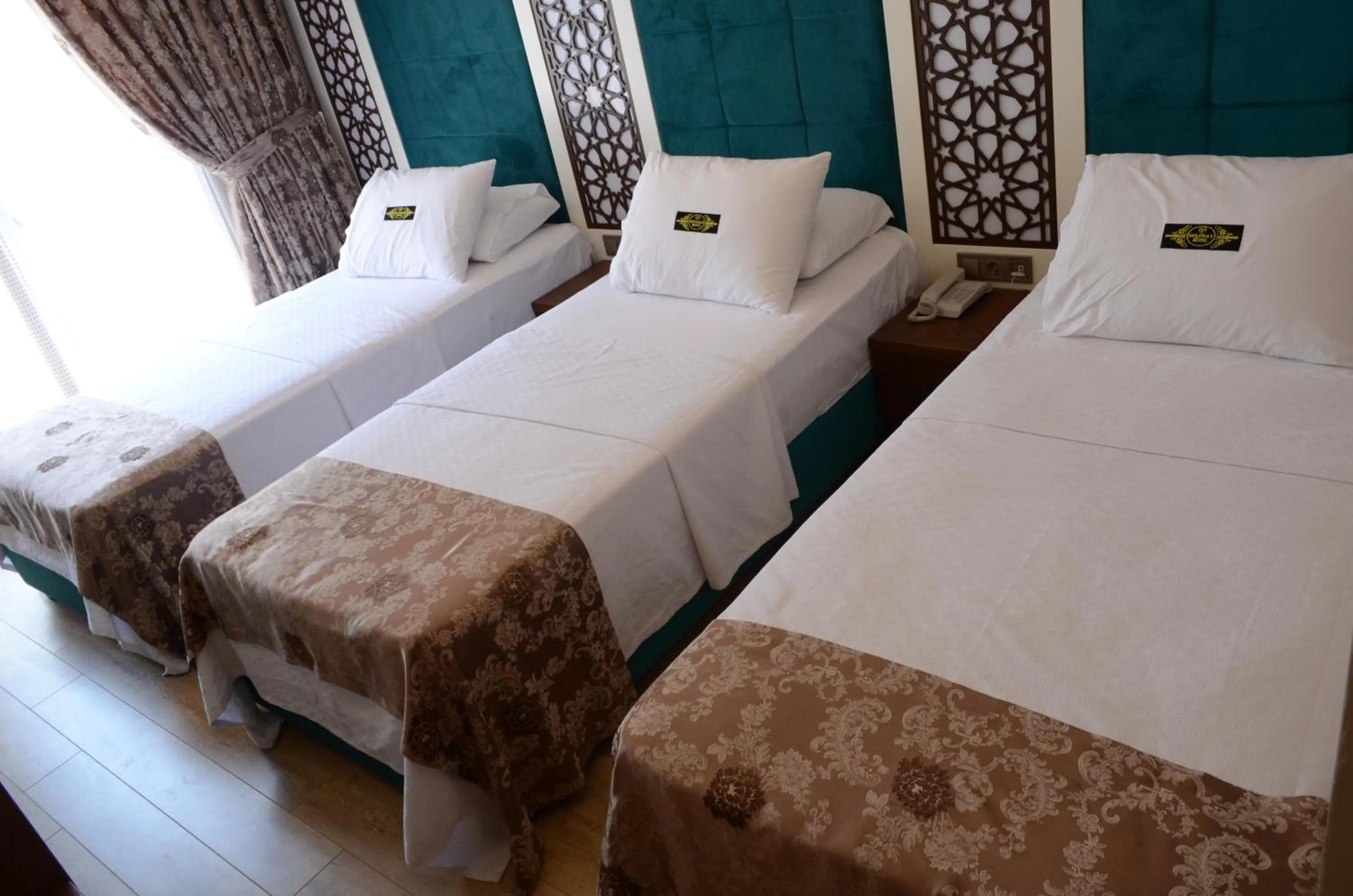 Bed in Sinop Dolunay Hotel