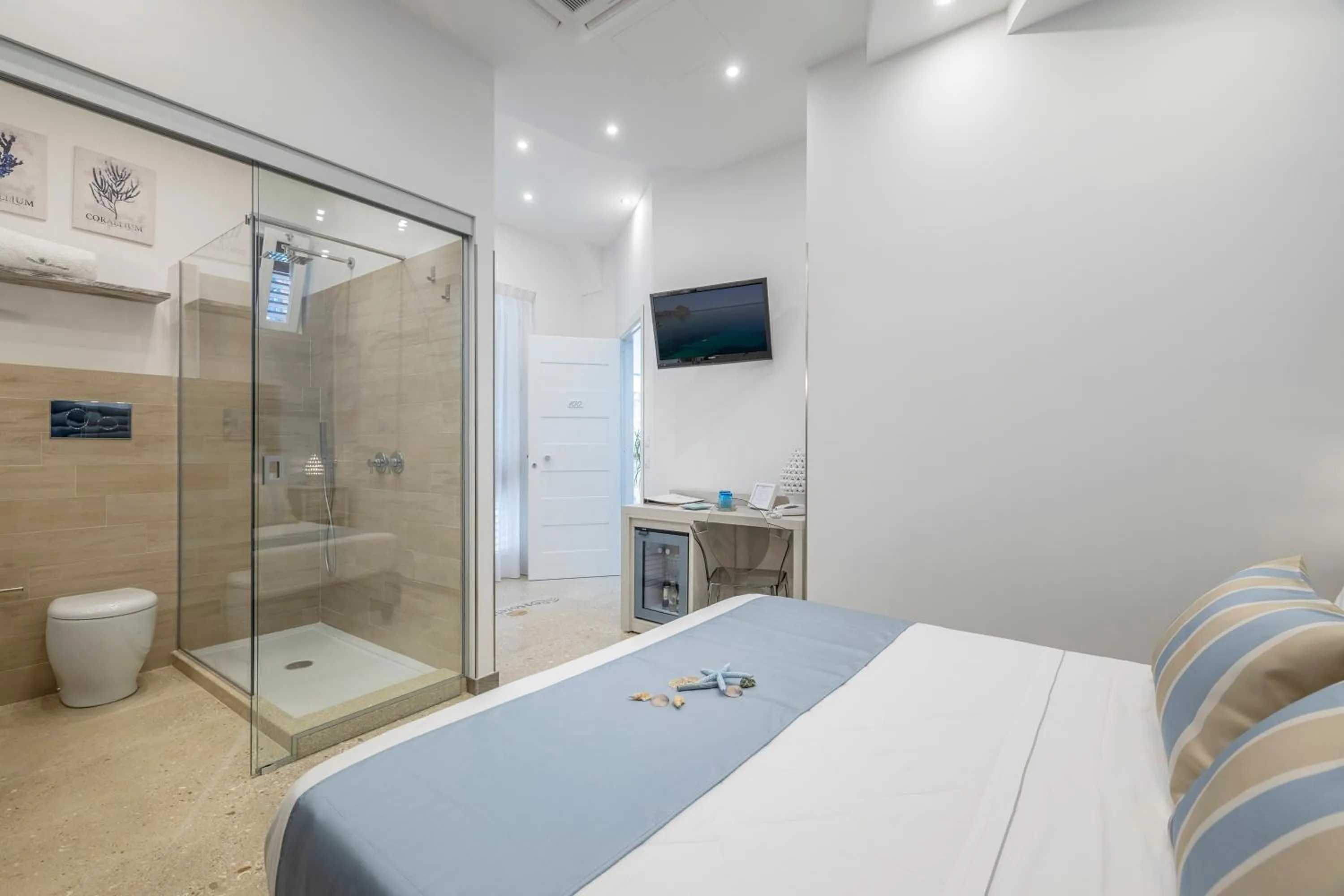 Bedroom, Bed in Hotel Soffio D'Estate