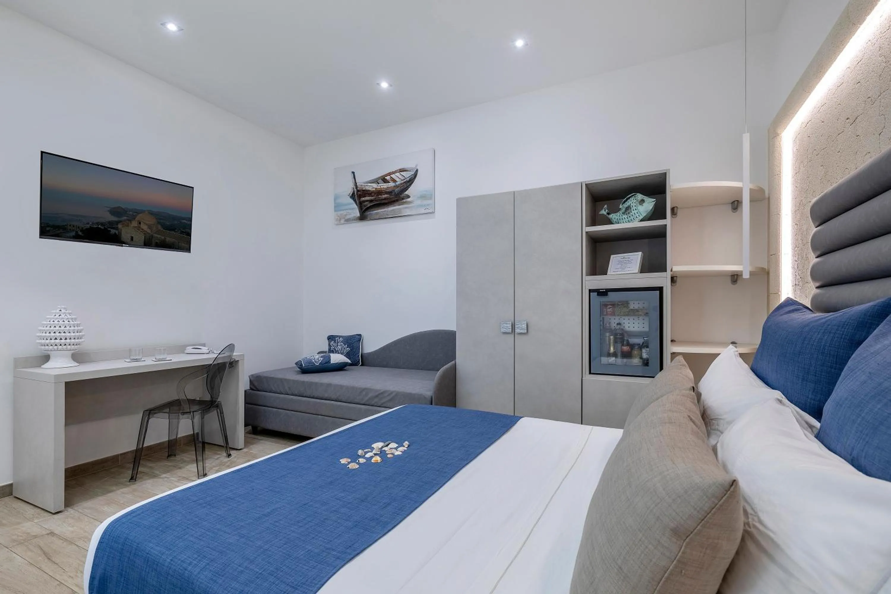 Bedroom, Bed in Hotel Soffio D'Estate