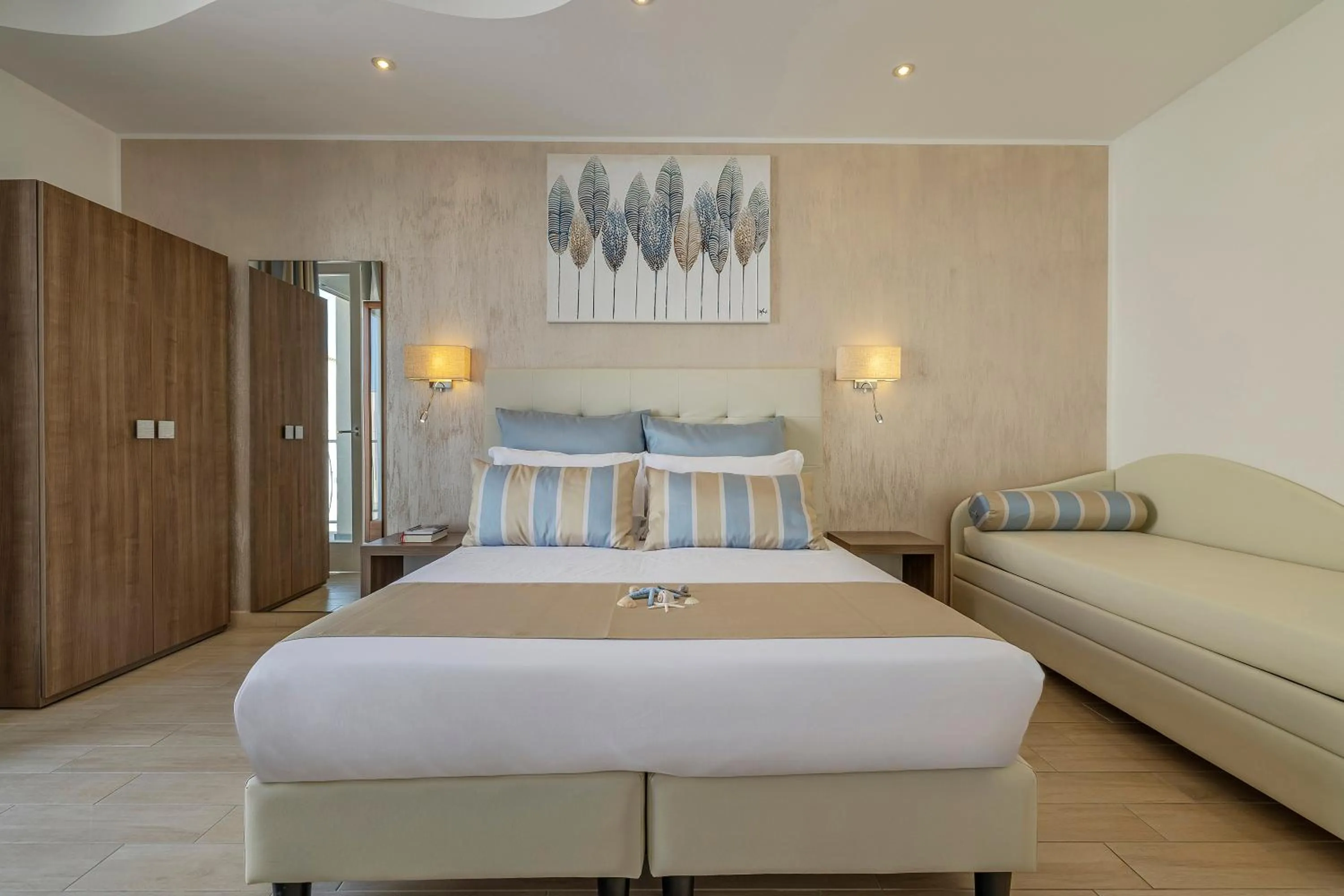 Bedroom, Bed in Hotel Soffio D'Estate