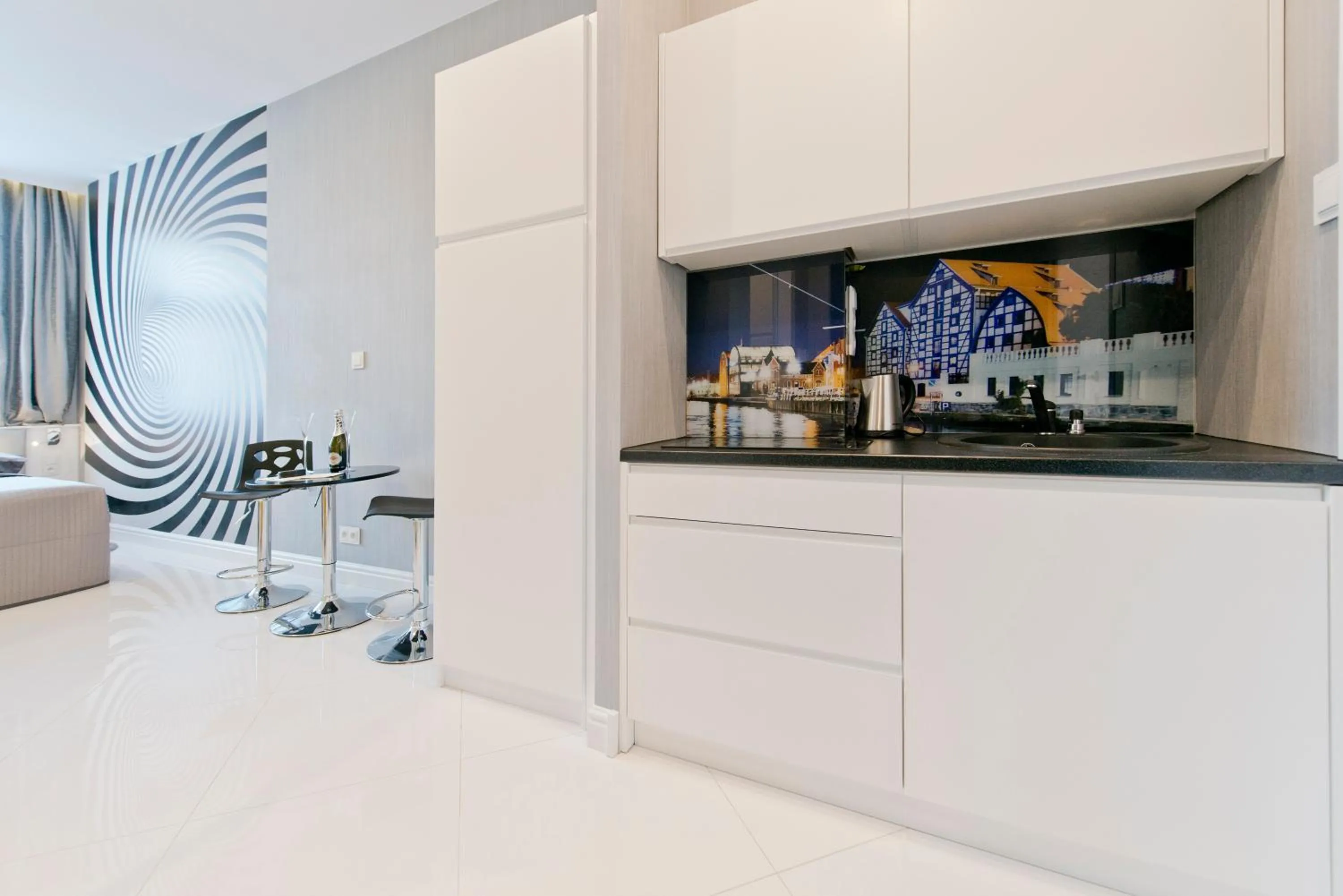 Kitchen or kitchenette in Softly Residence