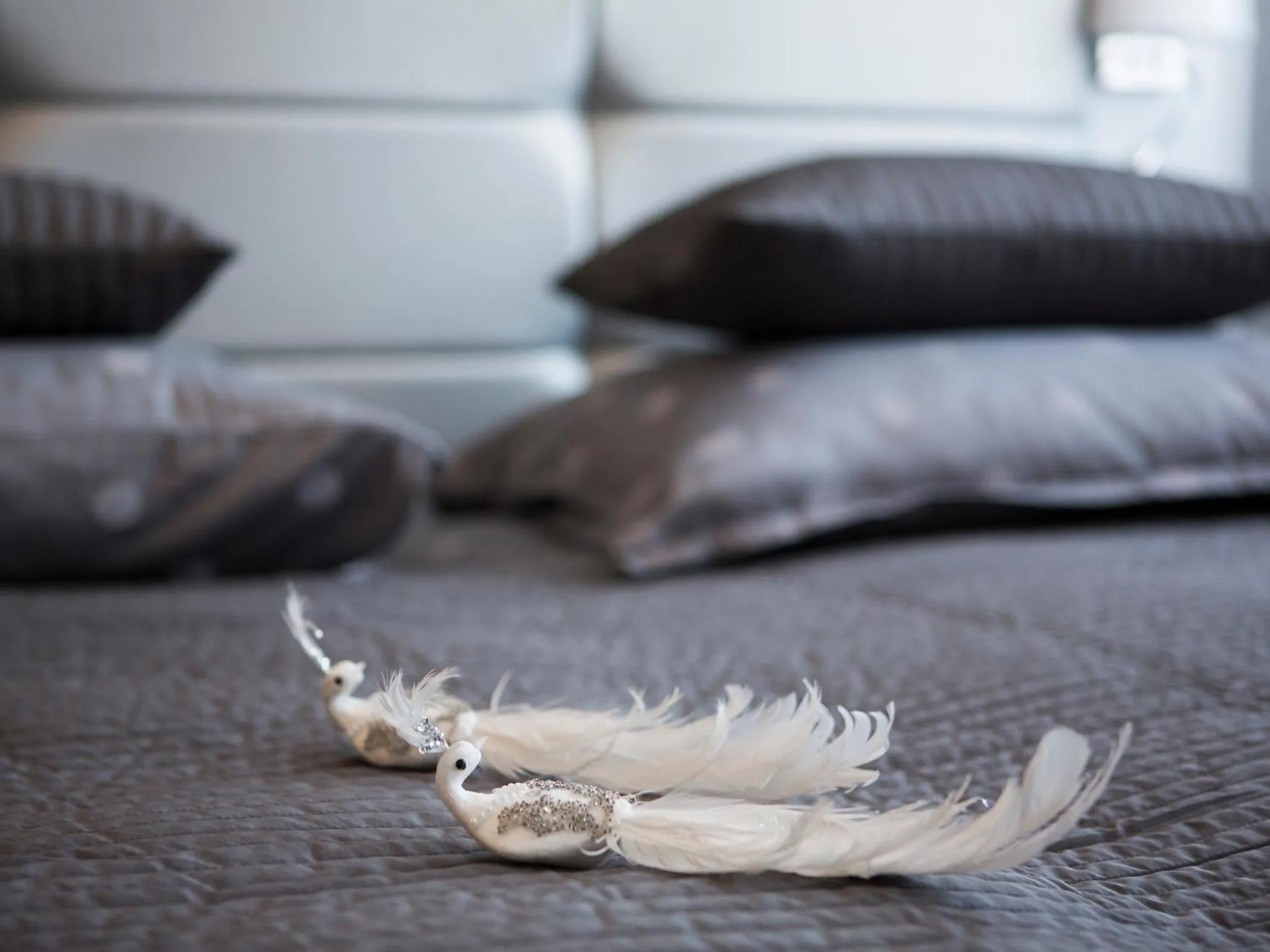 Decorative detail, Bed in Softly Residence