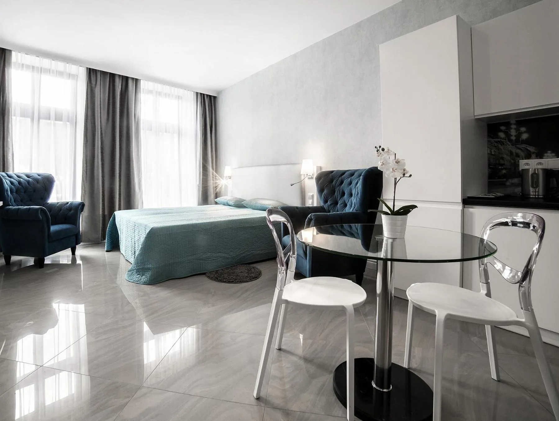 Bed in Softly Residence