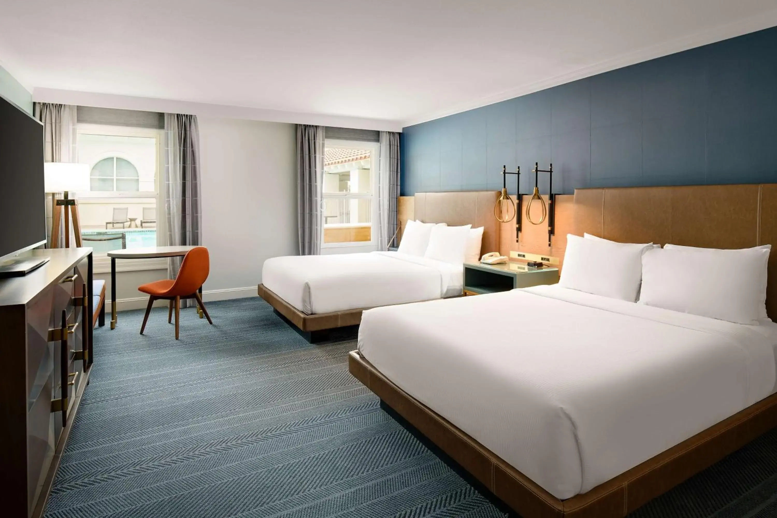 View (from property/room), Bed in Hayes Mansion San Jose, Curio Collection by Hilton View (from property/room), Bed in Hayes Mansion San Jose, Curio Collection by Hilton